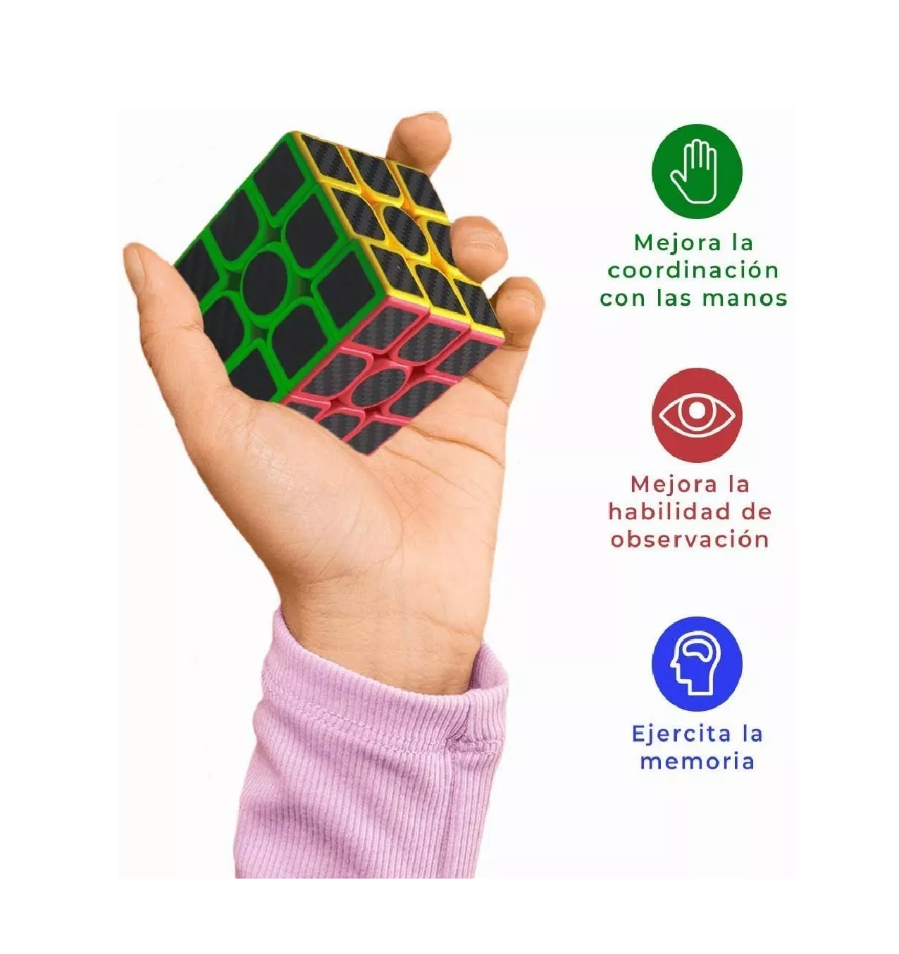 Foto 4 pulgar | Paquete de Cubos 2x2 + 3x3 + Megaminx + Pyraminx + Skewb Belug Multicolor 5 Piezas