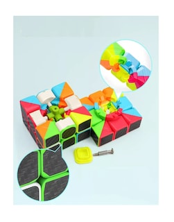 Foto 5 | Paquete 5 Cubos Cobra 2x2 3x3 Megaminx Pyraminx Y Skewb