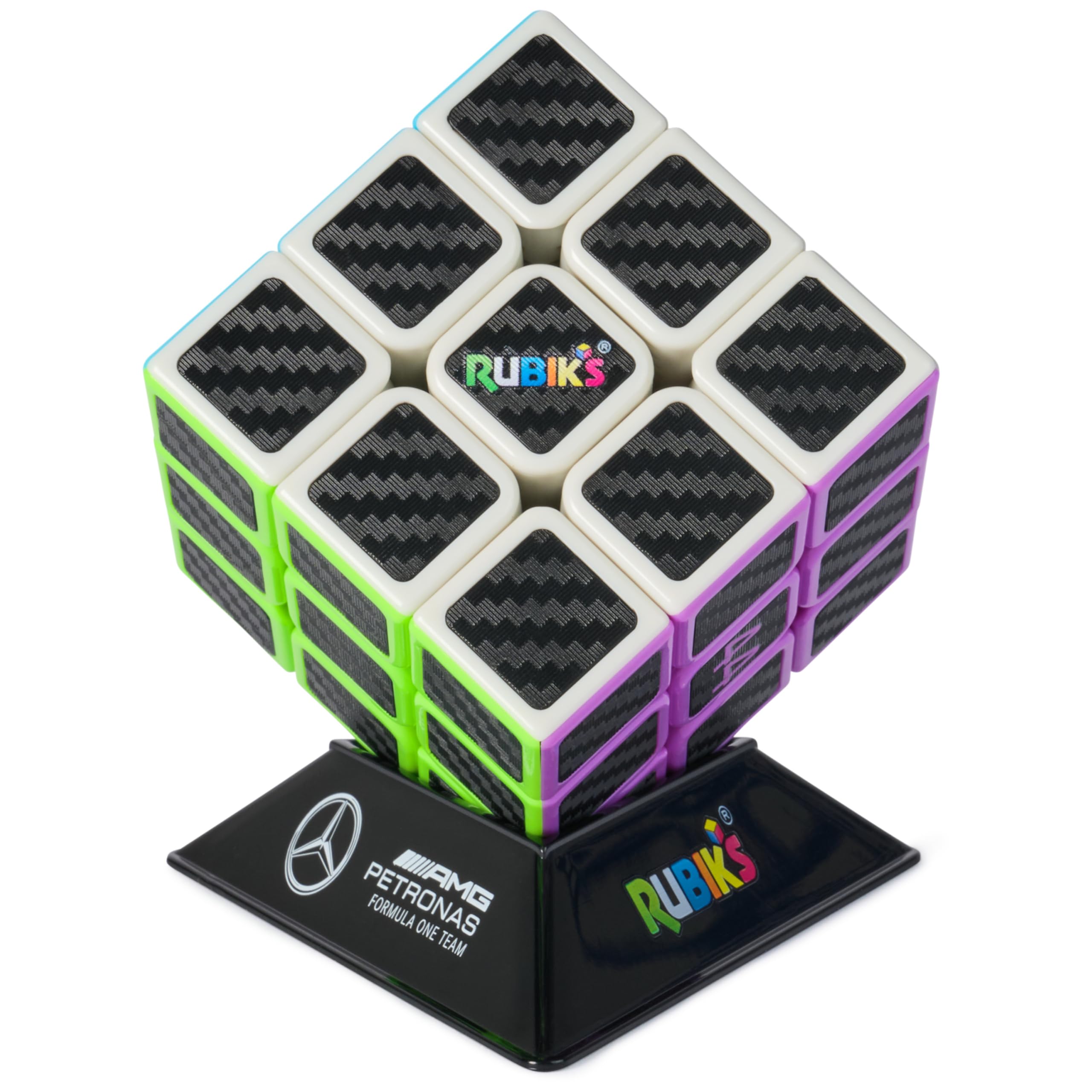 Foto 2 pulgar | Rubik's Cube Mercedes-amg Petronas F1 Team Fibra De Carbono - Venta Internacional.