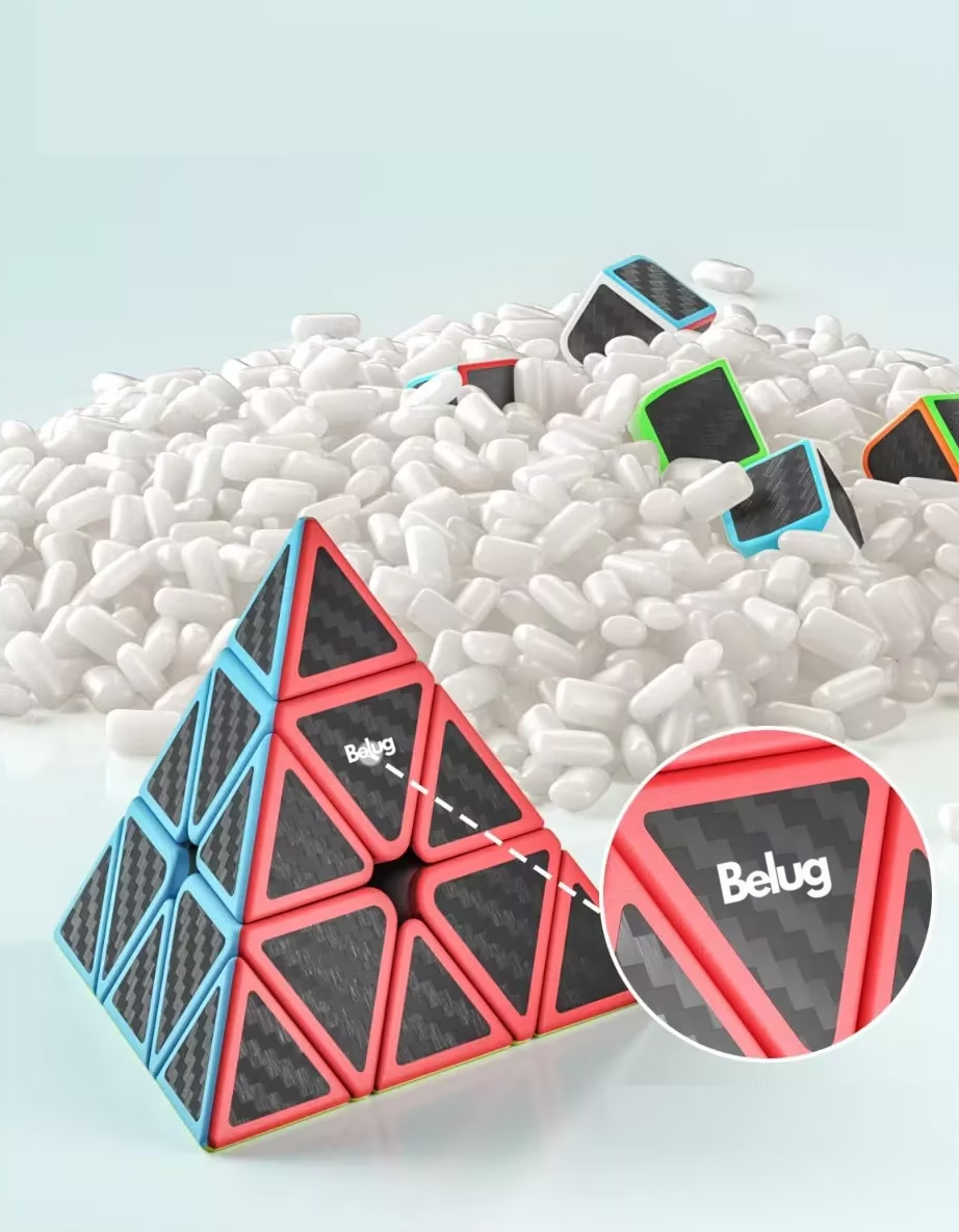 Foto 5 pulgar | Paquete 5 Cubos Cobra Belug  2x2 3x3 Megaminx Pyraminx Y Skewb