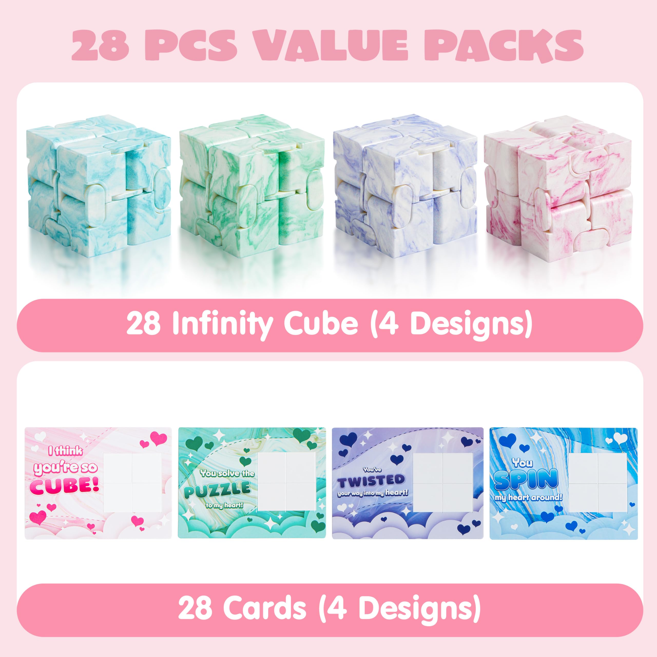 Foto 3 pulgar | Tarjetas De Regalo Joyin Valentine's Day Infinity Magic Toys 28 Piezas - Venta Internacional.