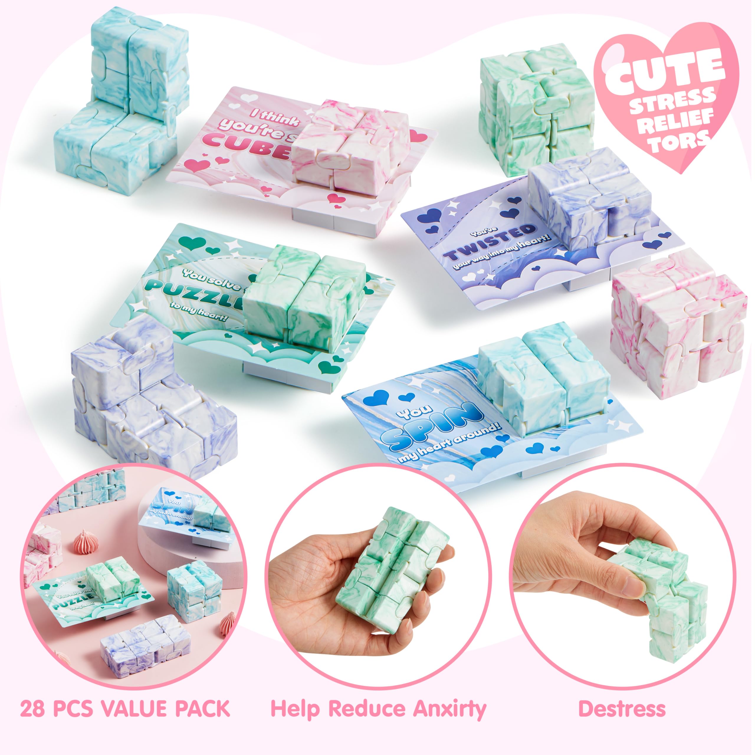 Foto 4 pulgar | Tarjetas De Regalo Joyin Valentine's Day Infinity Magic Toys 28 Piezas - Venta Internacional.