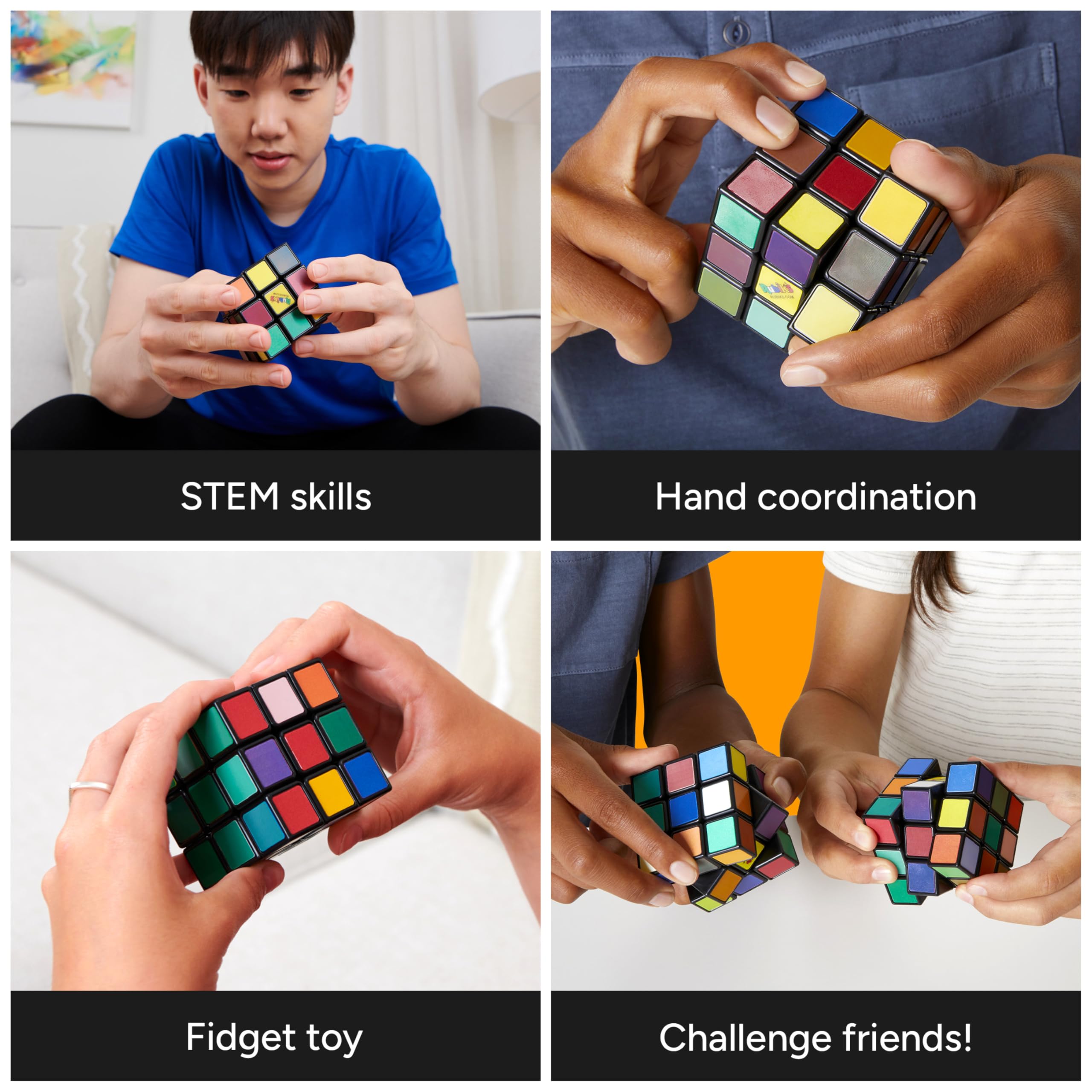 Foto 5 pulgar | Juguete De Rompecabezas Rubik's Cube Impossible Original 3x3 Para Más De 8 Años - Venta Internacional.