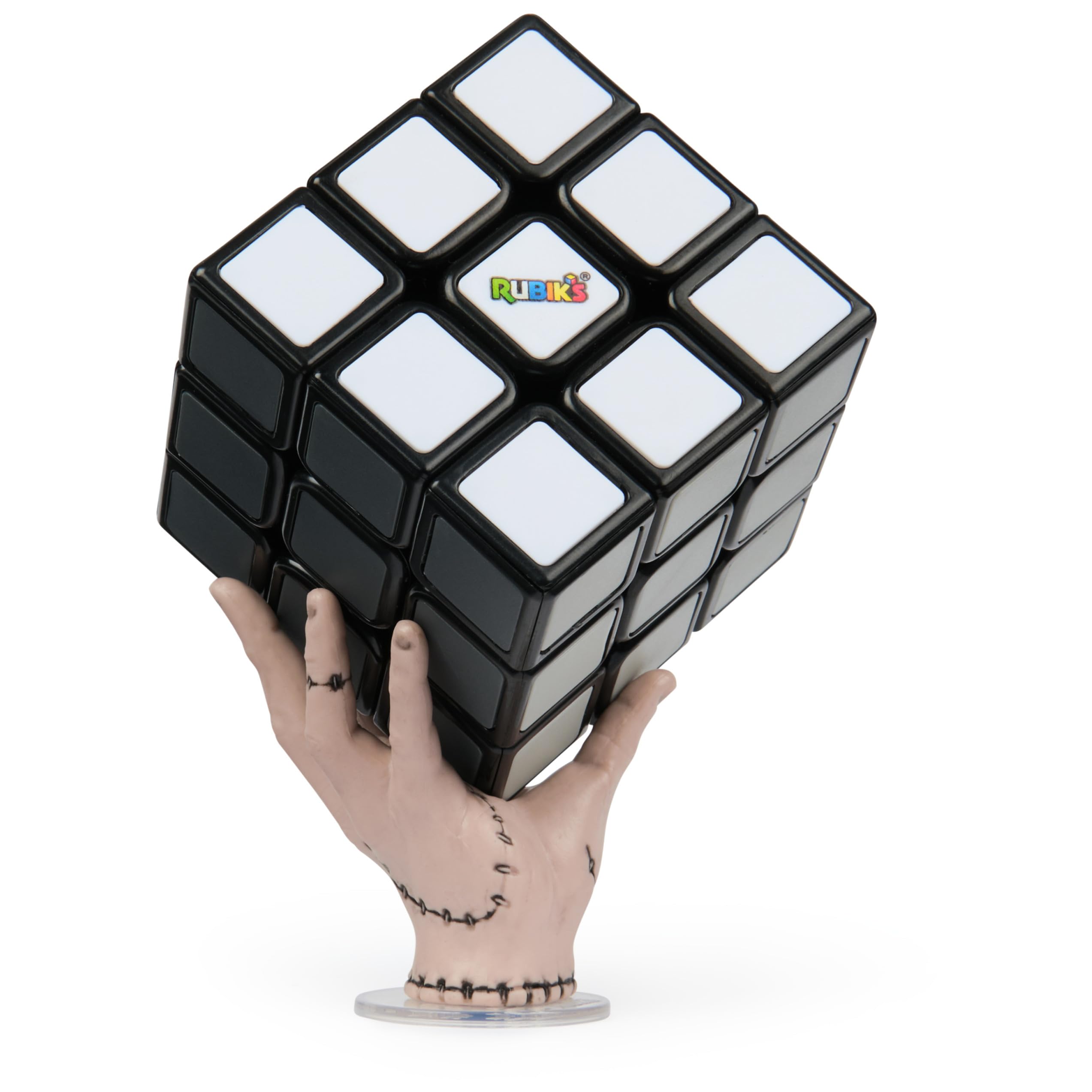 Foto 2 pulgar | Cubo De Rubik: Cubo De Miércoles En Escala De Grises De La Serie De Televisión - Venta Internacional.