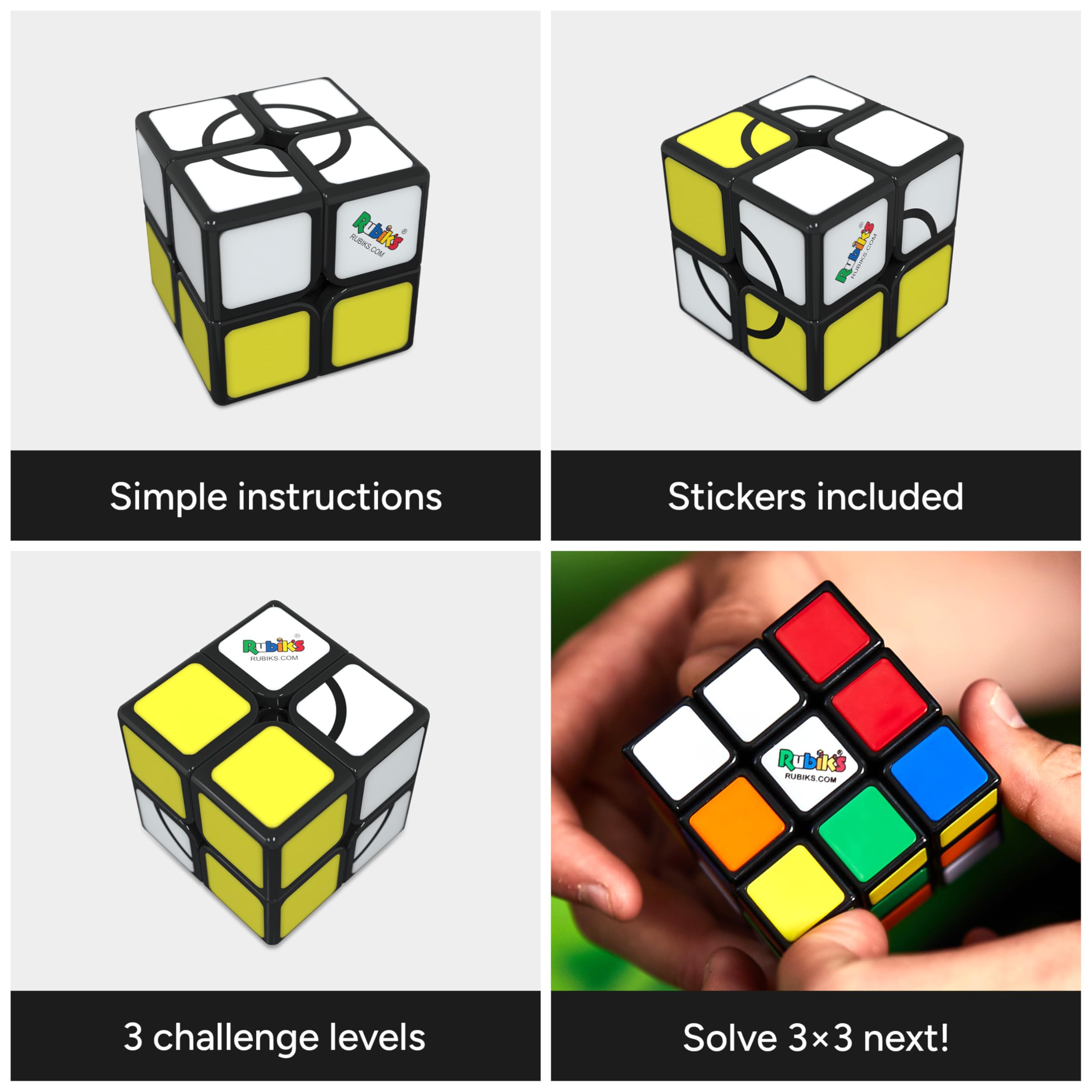 Foto 5 pulgar | Juego De Rompecabezas 3d Rubik's Apprentice 2x2 Beginner Cube - Venta Internacional.