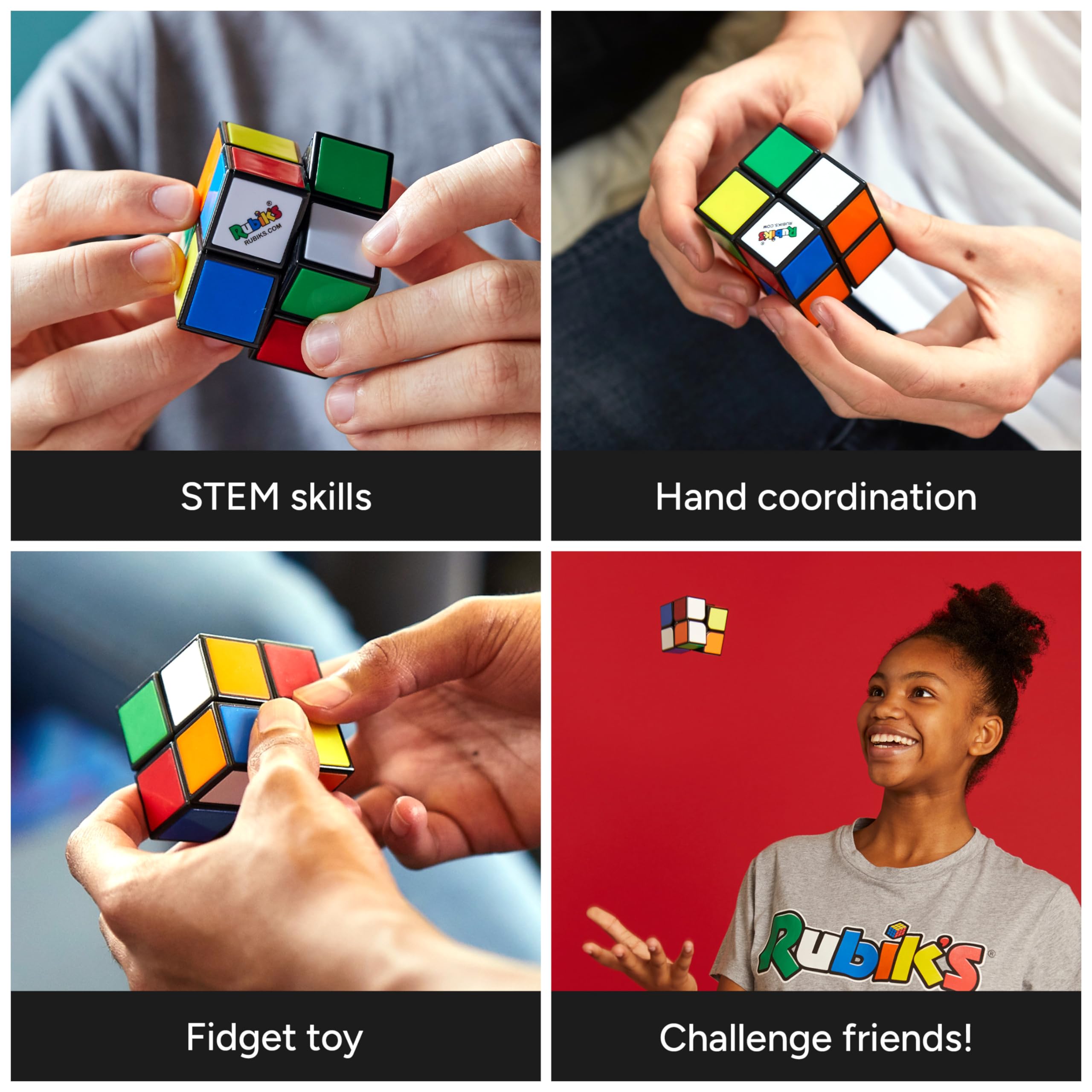 Foto 5 pulgar | Juguete De Rompecabezas Rubik's Mini 2x2 Cube Original Para Niños Y Adultos - Venta Internacional.