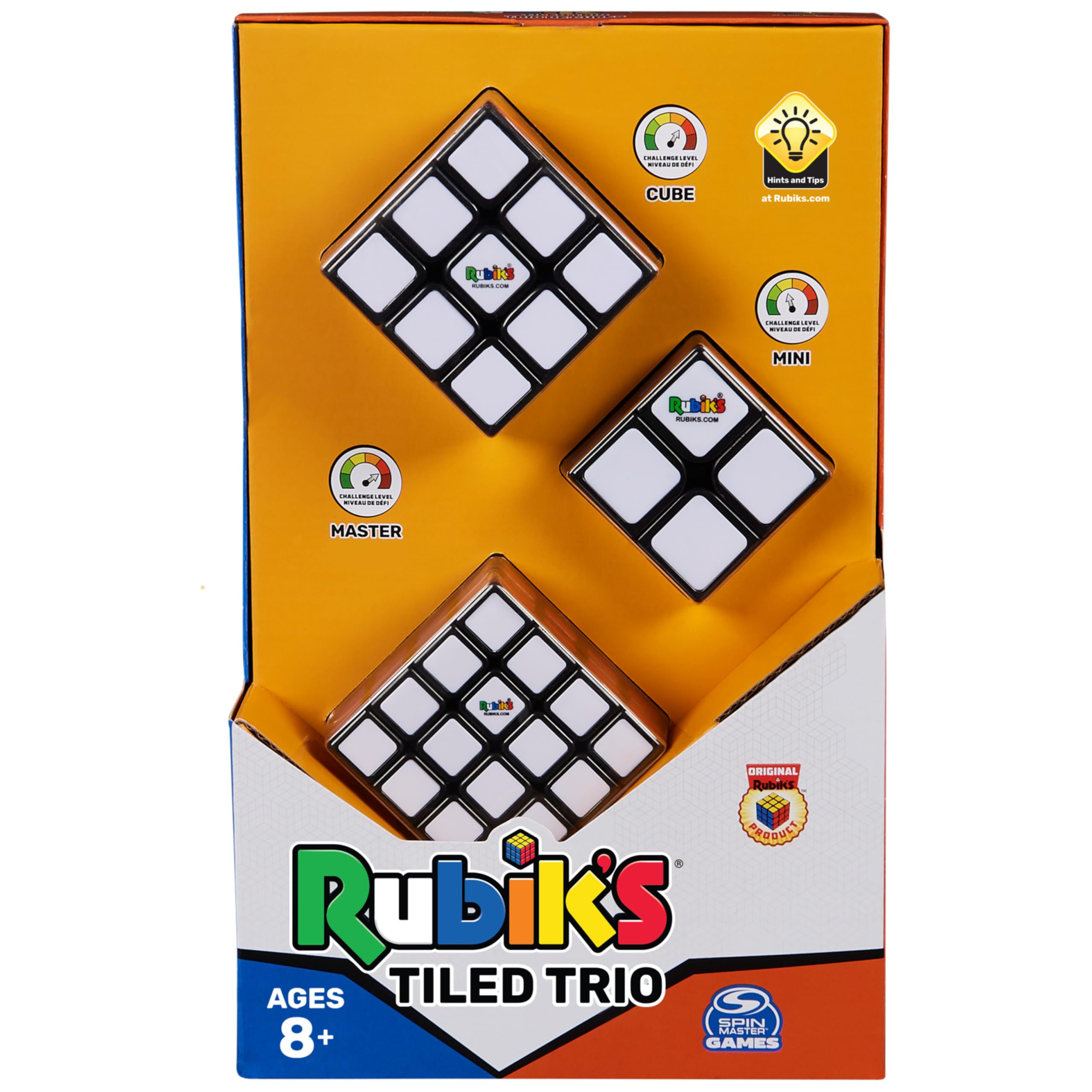 Foto 3 pulgar | Juego De Rompecabezas Rubik's Tiled Trio Bundle 2x2 Mini 3x3 4x4 - Venta Internacional.