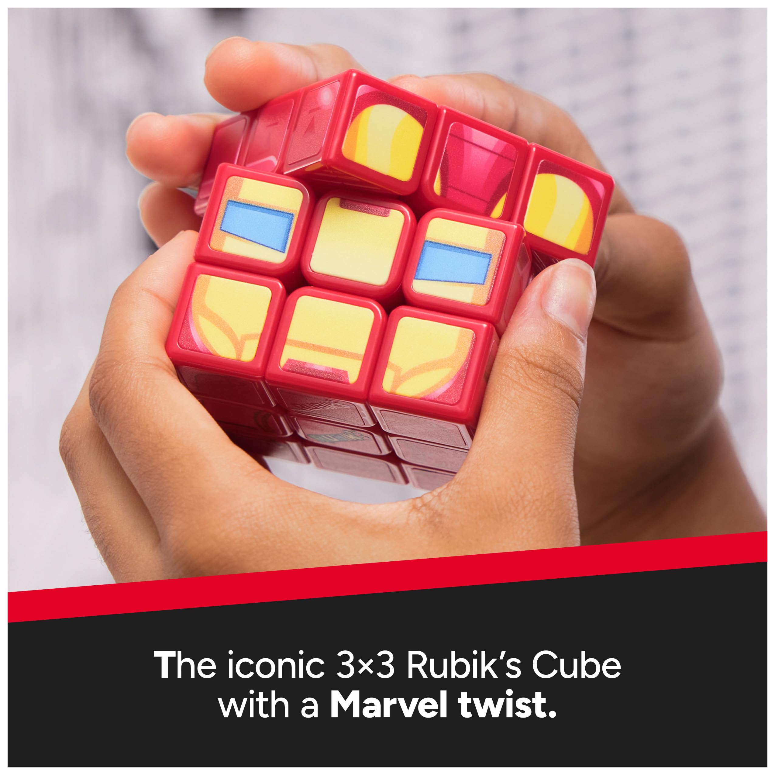 Foto 3 | Juguete Coleccionable Rubik's Cube Iron Man Cuber Para Adultos Y Niños - Venta Internacional.