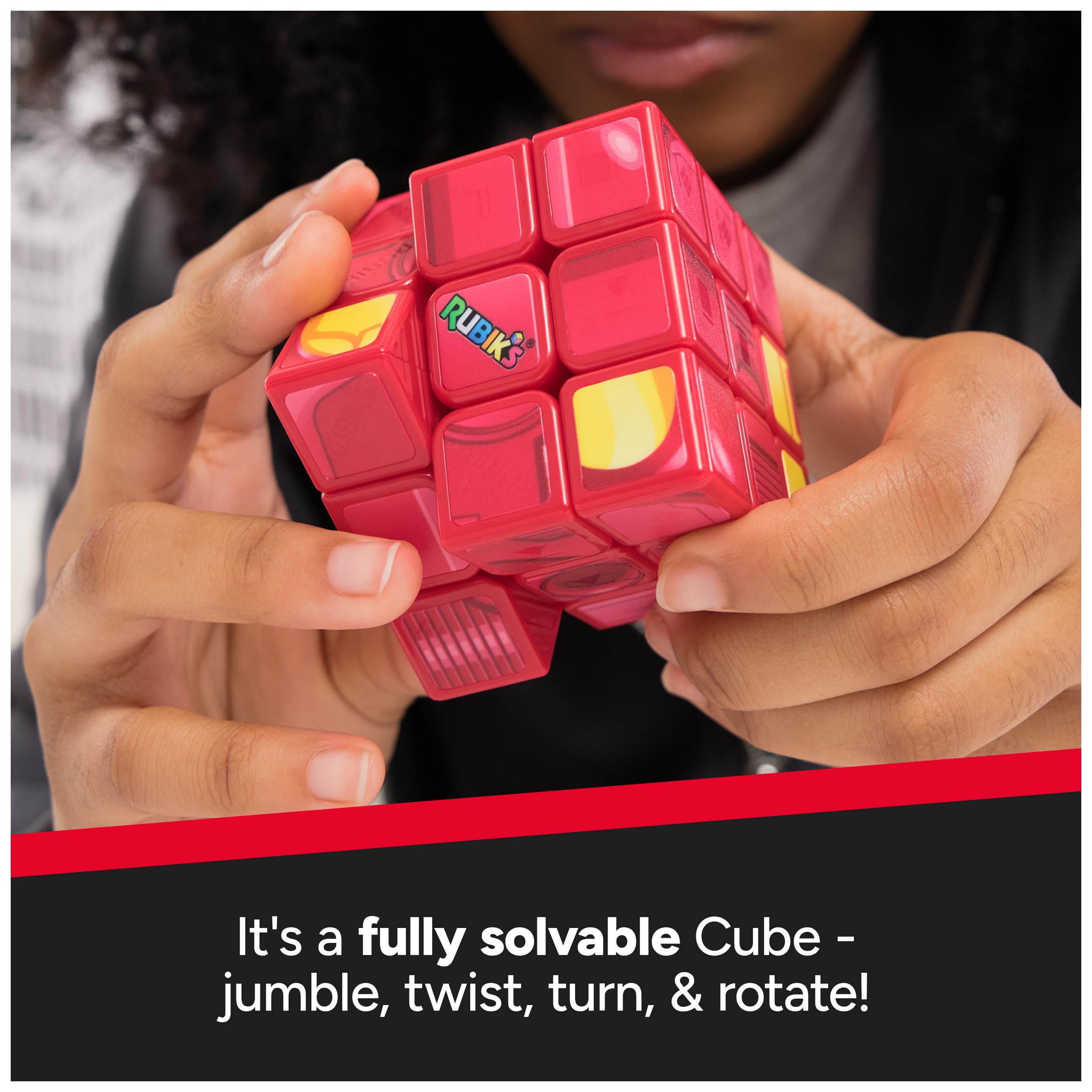 Foto 5 pulgar | Juguete Coleccionable Rubik's Cube Iron Man Cuber Para Adultos Y Niños - Venta Internacional.
