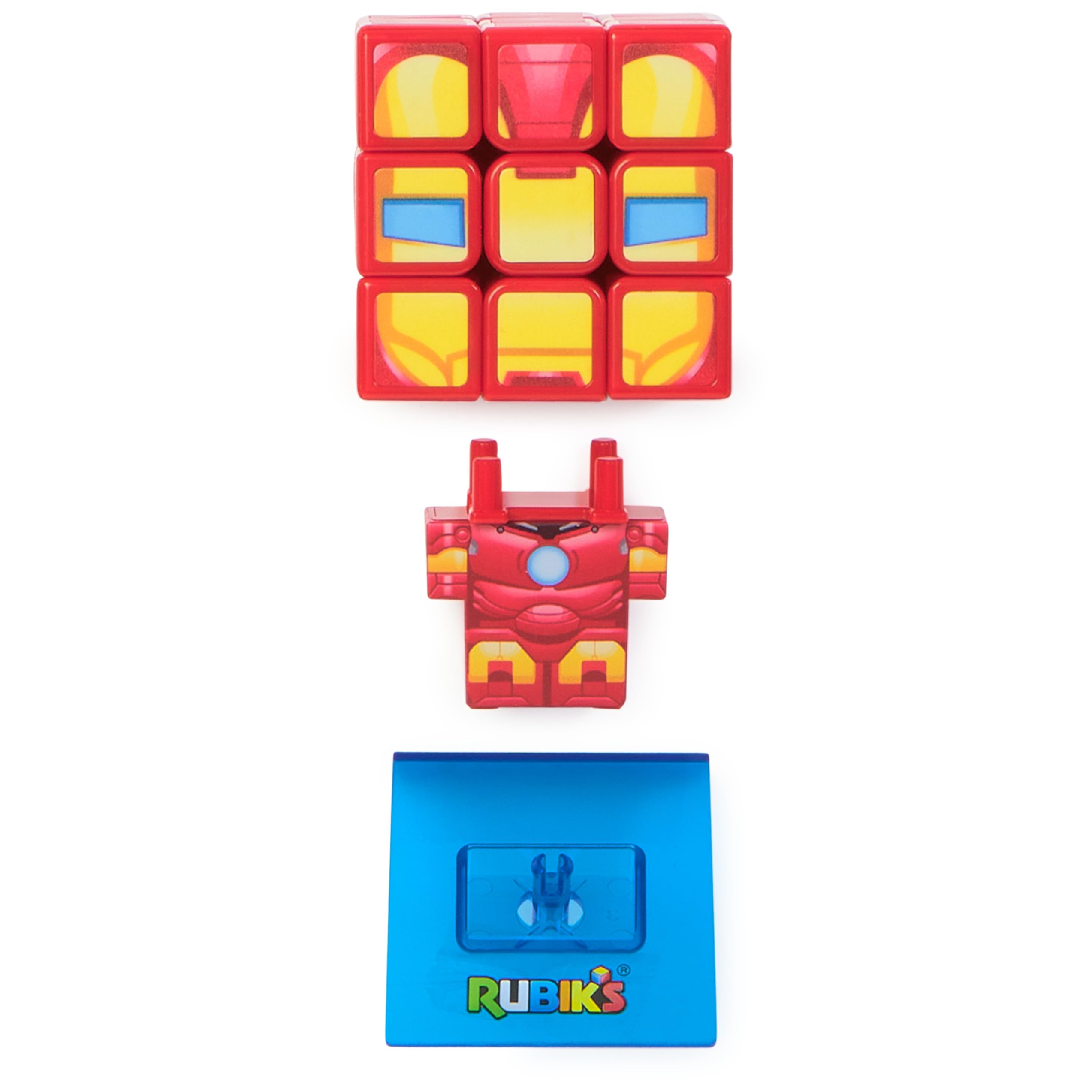 Foto 8 pulgar | Juguete Coleccionable Rubik's Cube Iron Man Cuber Para Adultos Y Niños - Venta Internacional.