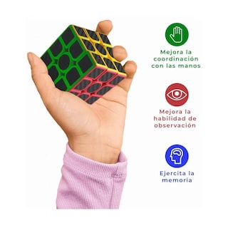 Foto 5 | Paquete 5 Cubos Cobra 2x2 3x3 Megaminx Pyraminx Y Skewb Negro/lineas Lab.g Multicolor