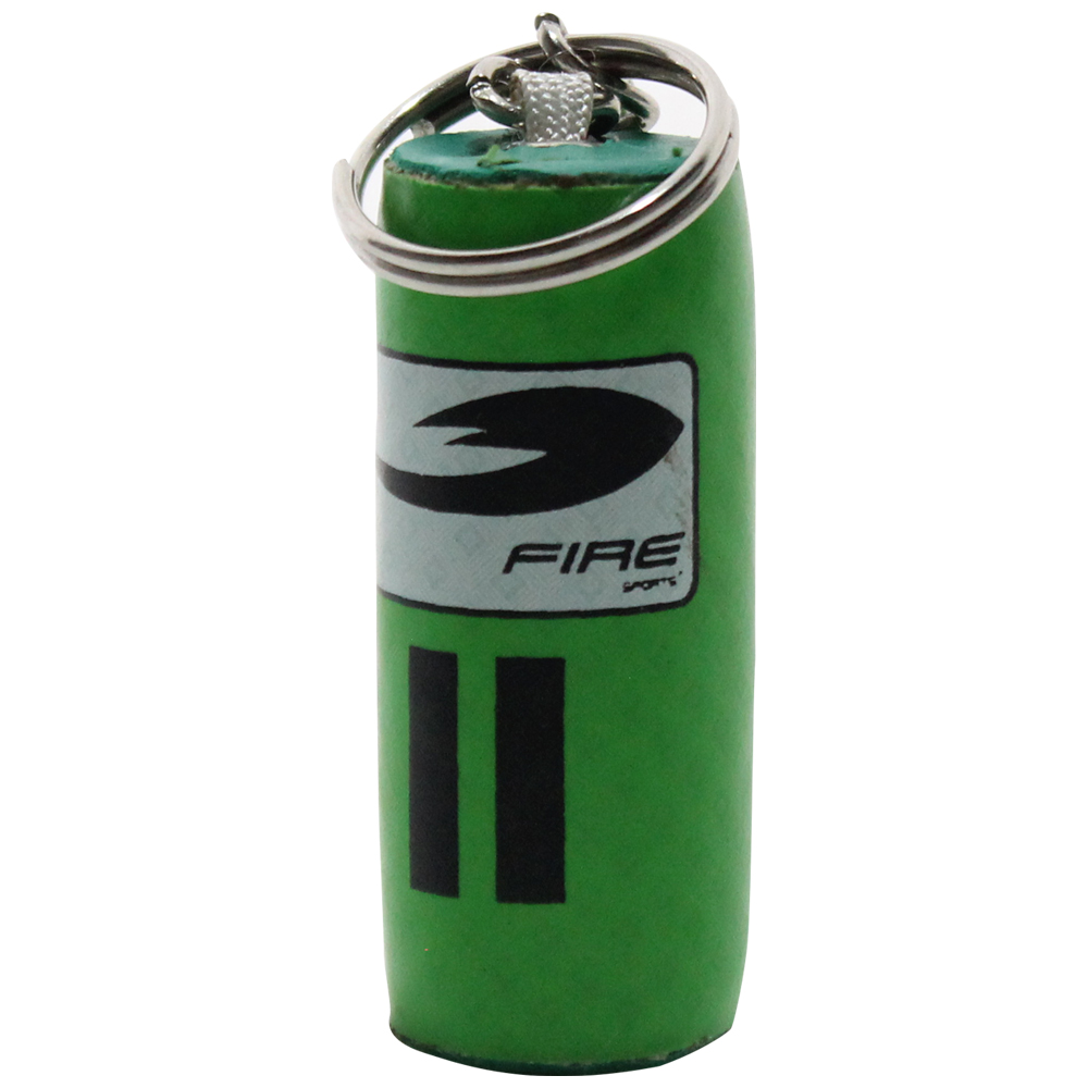 Paquete de 3 pz Llavero Souvenir Costalito Mini Fire Sports color Verde