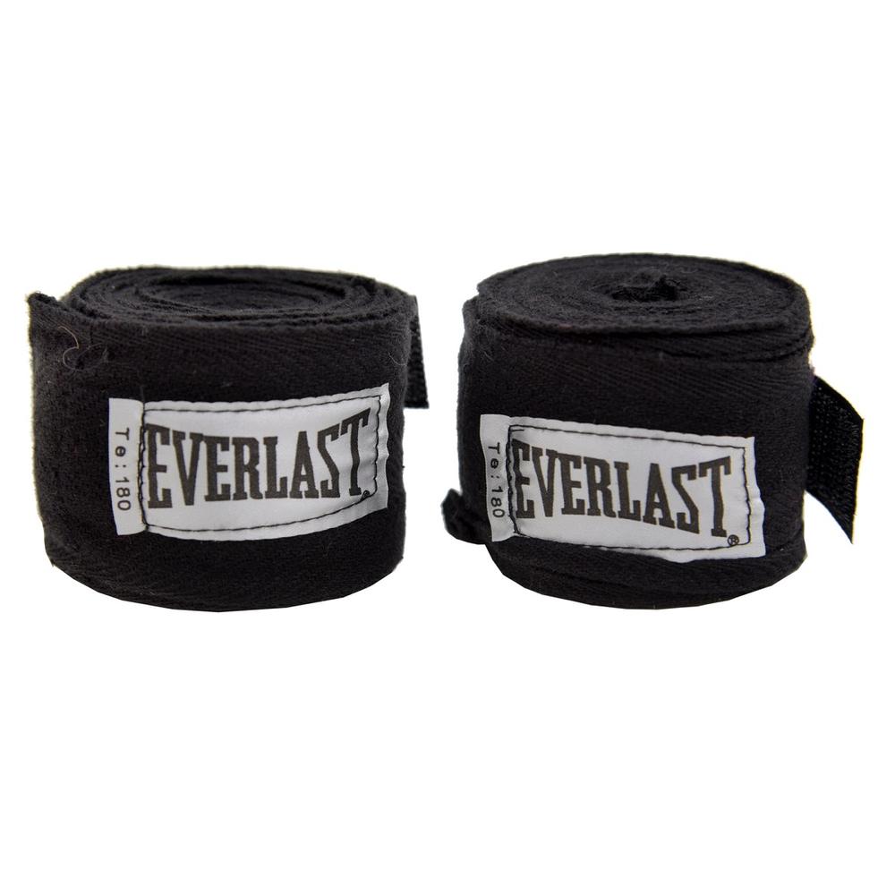 Vendas de Box Everlast de Algodón Negras 1 Par