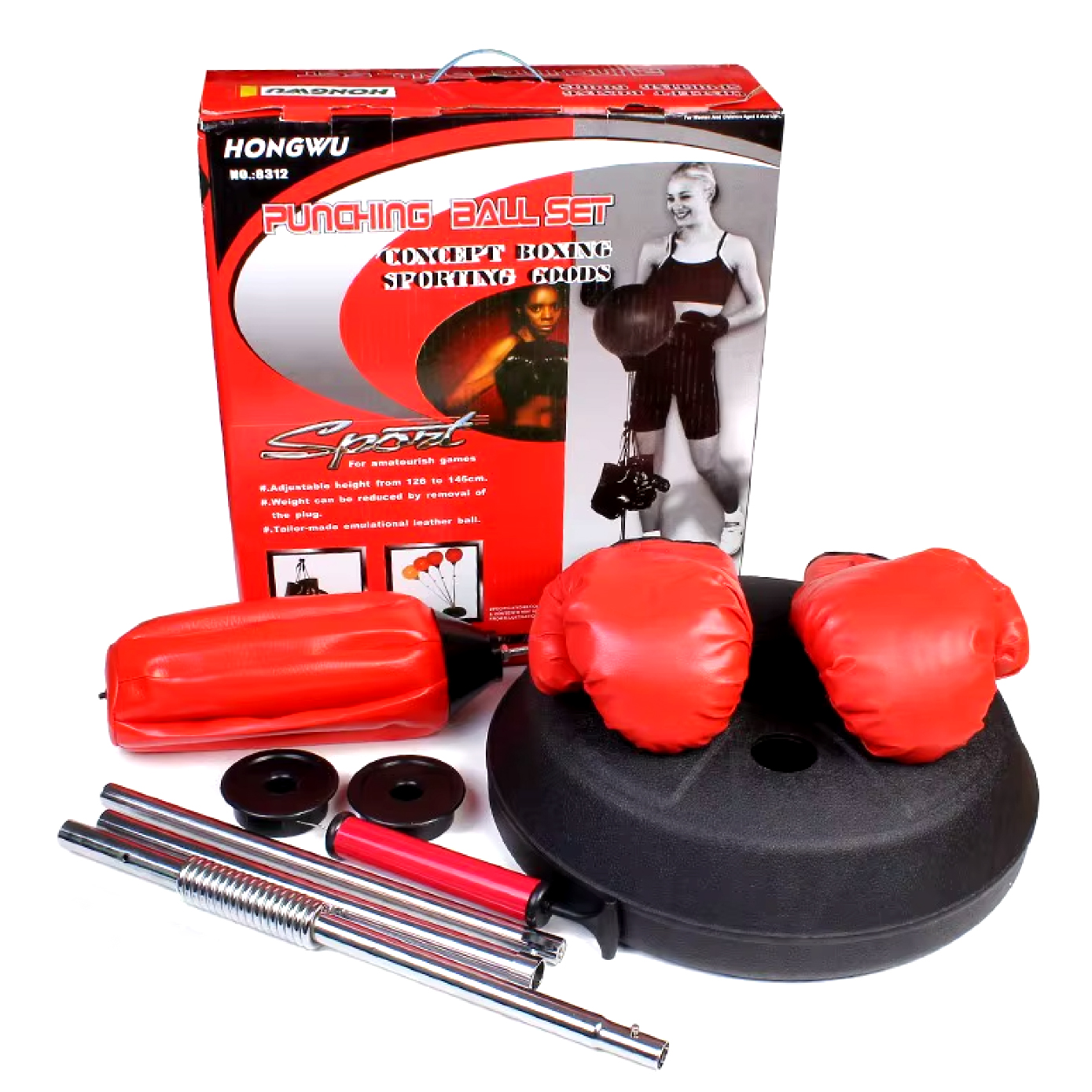 Foto 2 pulgar | Kit Pera Boxeo Guantes Set De Boxeo Ajustable