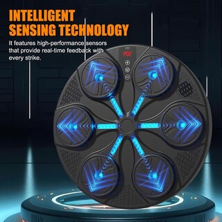 Foto 3 | Máquina De Boxeo Musical Bluetooth Con 1 Par De Guantes