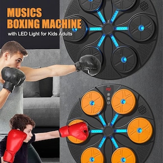 Foto 4 | Máquina De Boxeo Musical Bluetooth Con 1 Par De Guantes