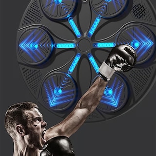 Foto 5 | Máquina De Boxeo Musical Bluetooth Con 1 Par De Guantes