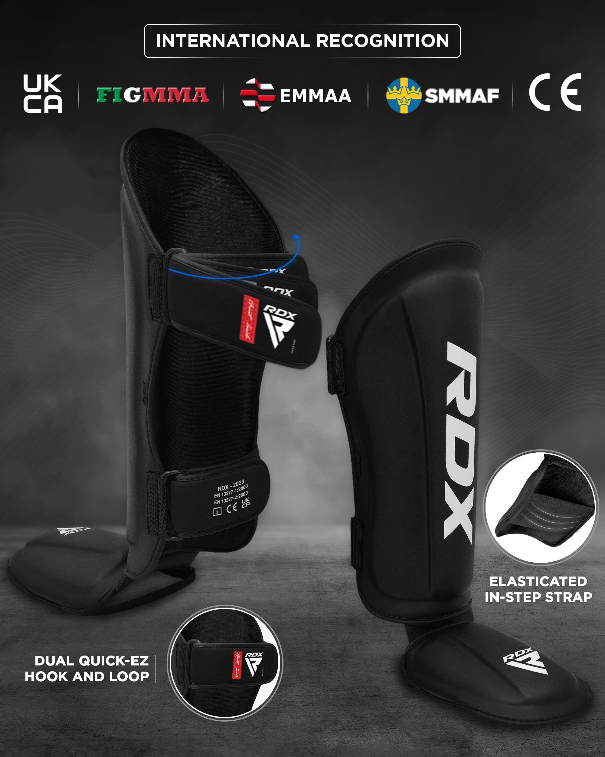 Foto 3 pulgar | Espinillera RDX Negra para Arte Marcial 1 Par - Venta Internacional