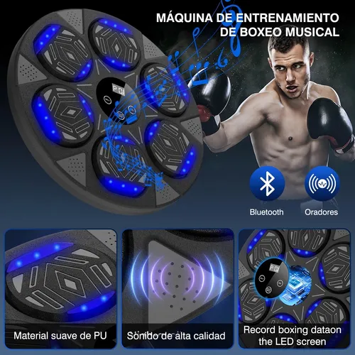 Foto 5 pulgar | Máquina De Boxeo De Música Electronico Bluetooth 2 Guantes