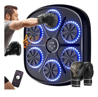 Foto 1 | Música Electrónica Máquina Para Boxeo Guantes Negro