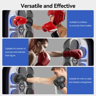 Foto 3 | Música Electrónica Máquina Para Boxeo Guantes Negro