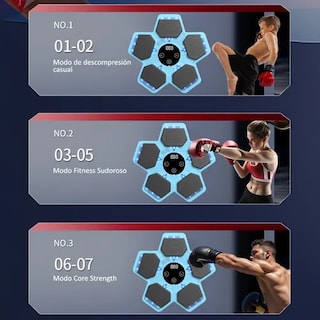 Foto 4 | Costal Boxeo Colgante Con Bluetooth Maquina De Box Música