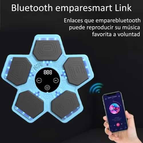 Foto 6 pulgar | Costal Boxeo Colgante Con Bluetooth Maquina De Box Música
