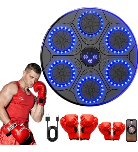 Máquina De Boxeo Música Con Pantalla Digital Modo Ajustable
