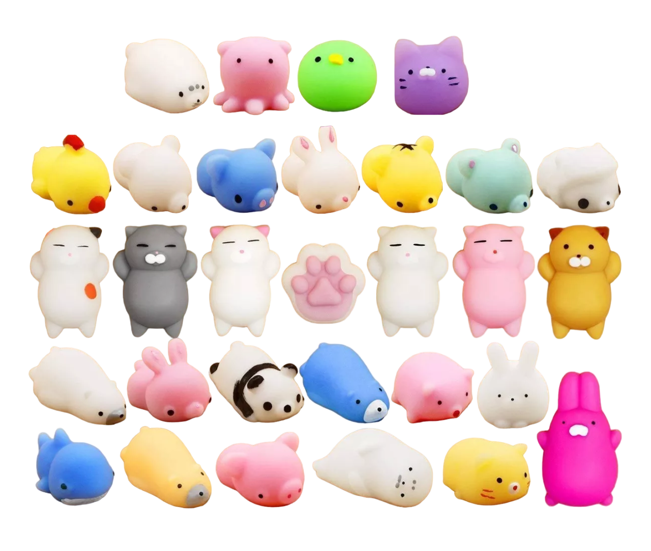 Foto 2 pulgar | Juguetes BELUG Squishy Kawaii Antiestres 30 PZAS