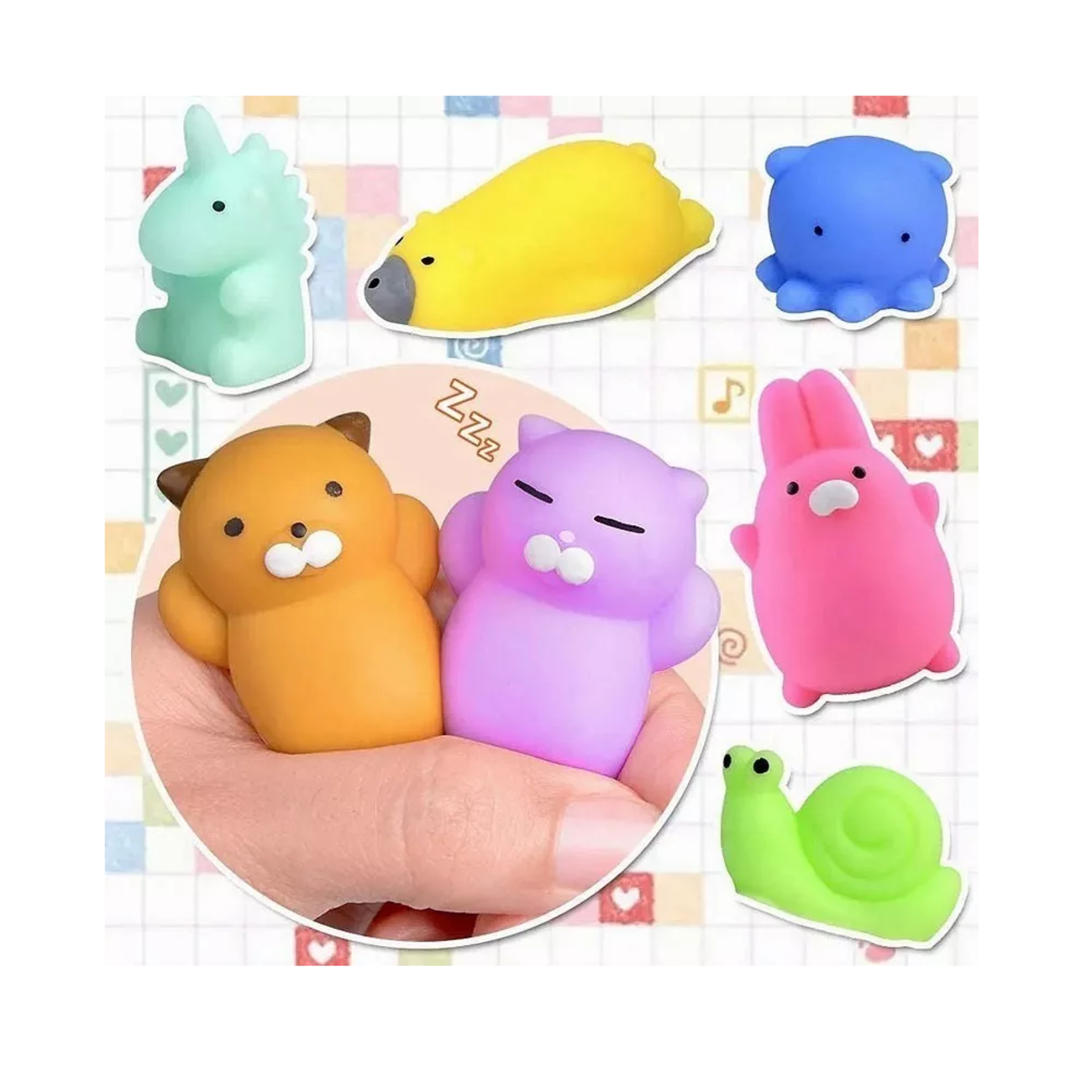 Foto 6 pulgar | Juguetes BELUG Squishy Kawaii Antiestres 30 PZAS