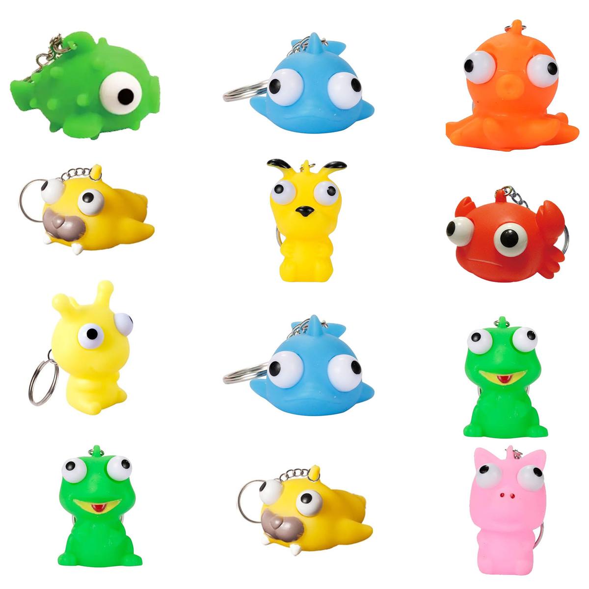 Foto 2 pulgar | Llaveros de Animales SmileFun Mxkrg-003 Multicolor 12 Pieza