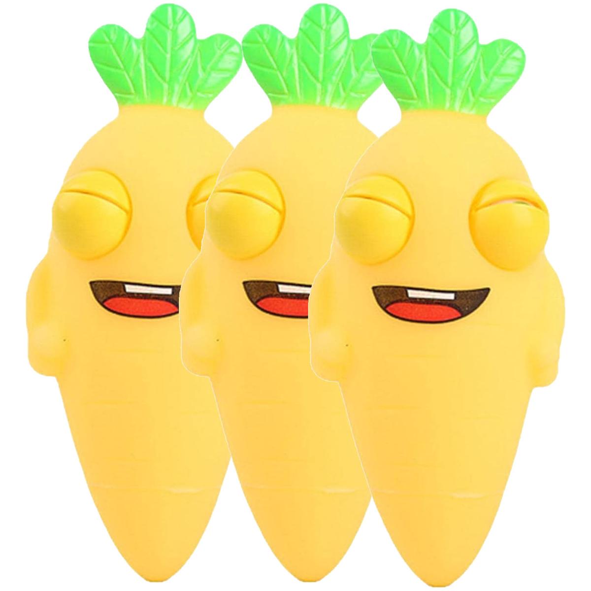 Juguetes de Comprimir SmileFun Mxpcy-003 Amarillo/Verde 3 Piezas