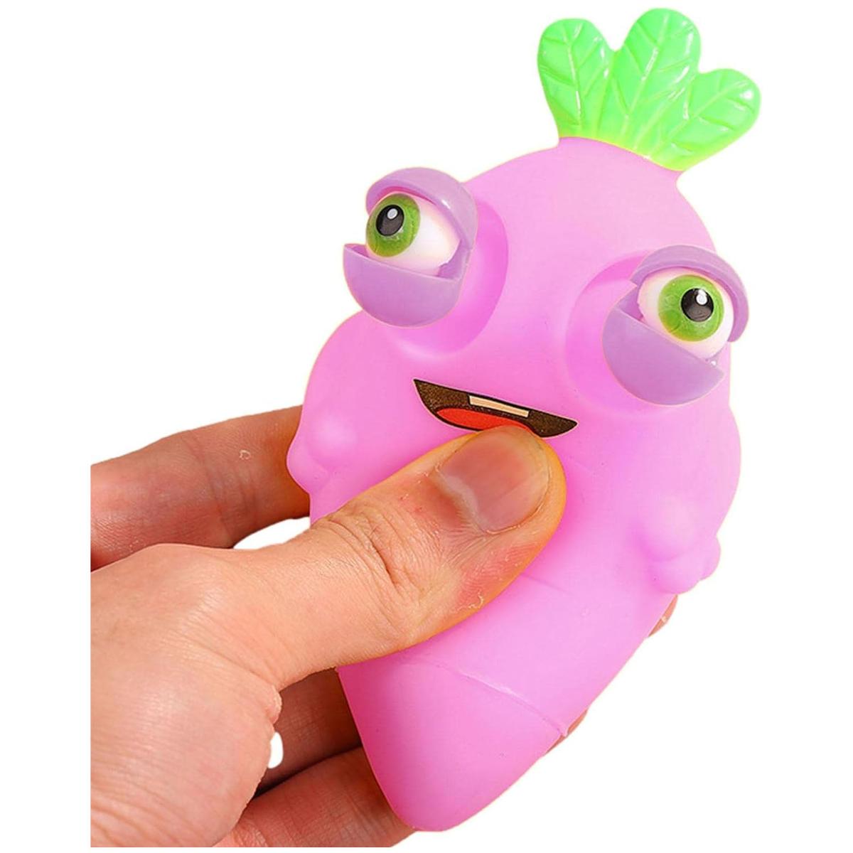 Foto 4 pulgar | Squishys Zanahoria Smilefun Mxpyc-003 3 Pieza Rosa