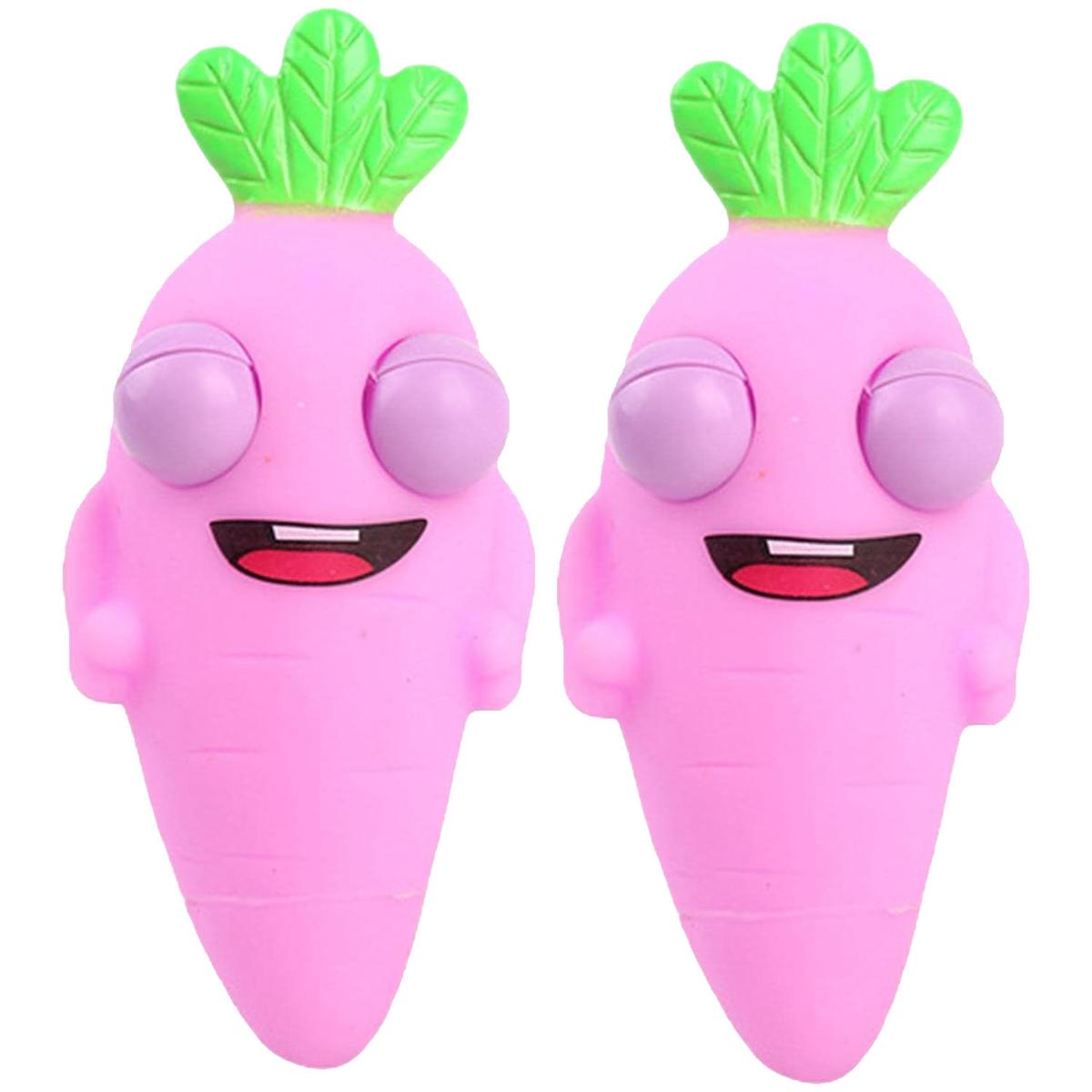 Foto 2 pulgar | Squishys Zanahoria Smilefun Mxpyc-002 2 Pieza Rosa