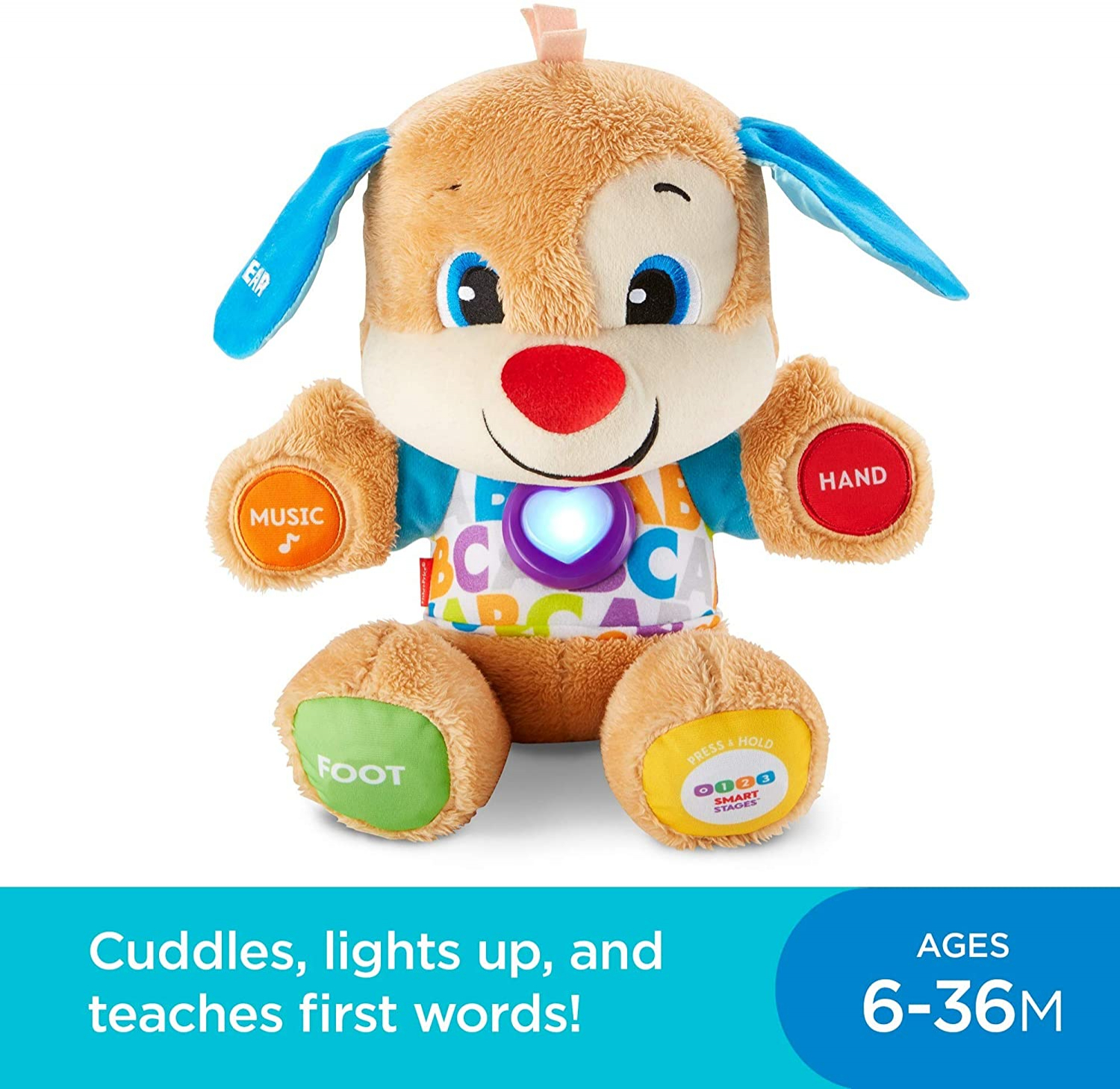 Foto 5 pulgar | Venta Internacional - Cachorro Inteligente Fisher-price Laugh & Learn