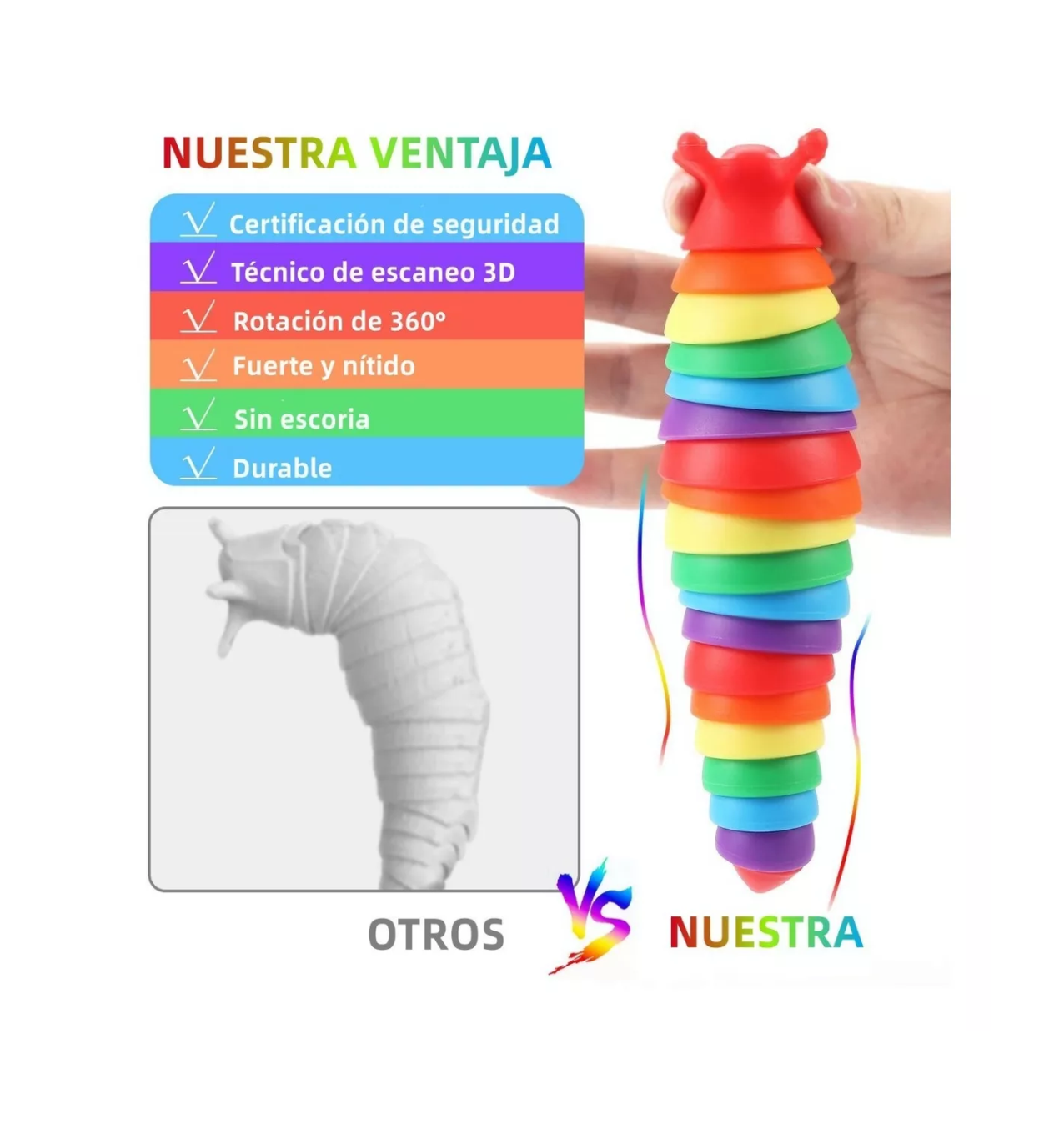 Foto 5 pulgar | Juguetes Antiestrés Belug 2 Piezas