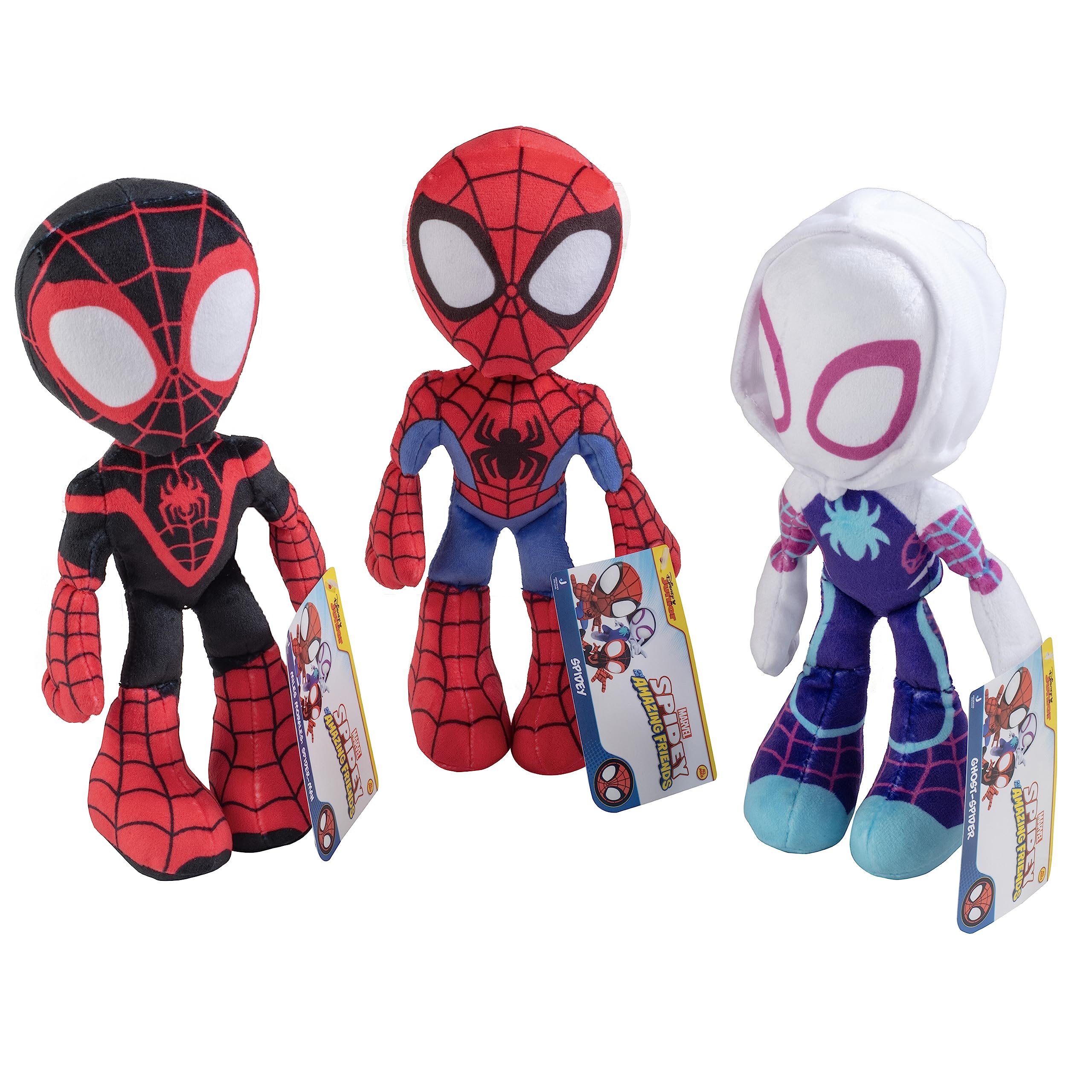 Foto 2 pulgar | Venta Internacional-Peluches Jazwares Spidey and His Amazing Friends 3 Piezas