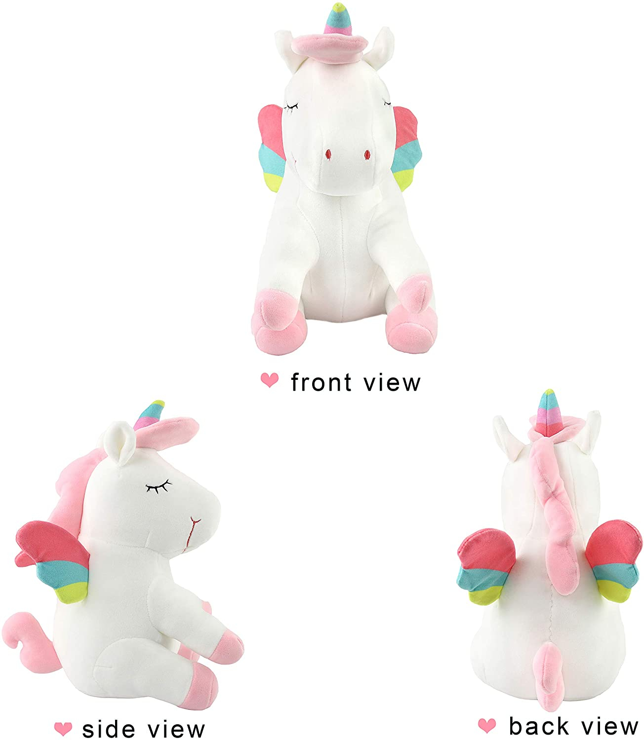 Foto 3 pulgar | Venta Internacional - Peluche Unicornio Athoinsu con Iluminación Led 30 cm