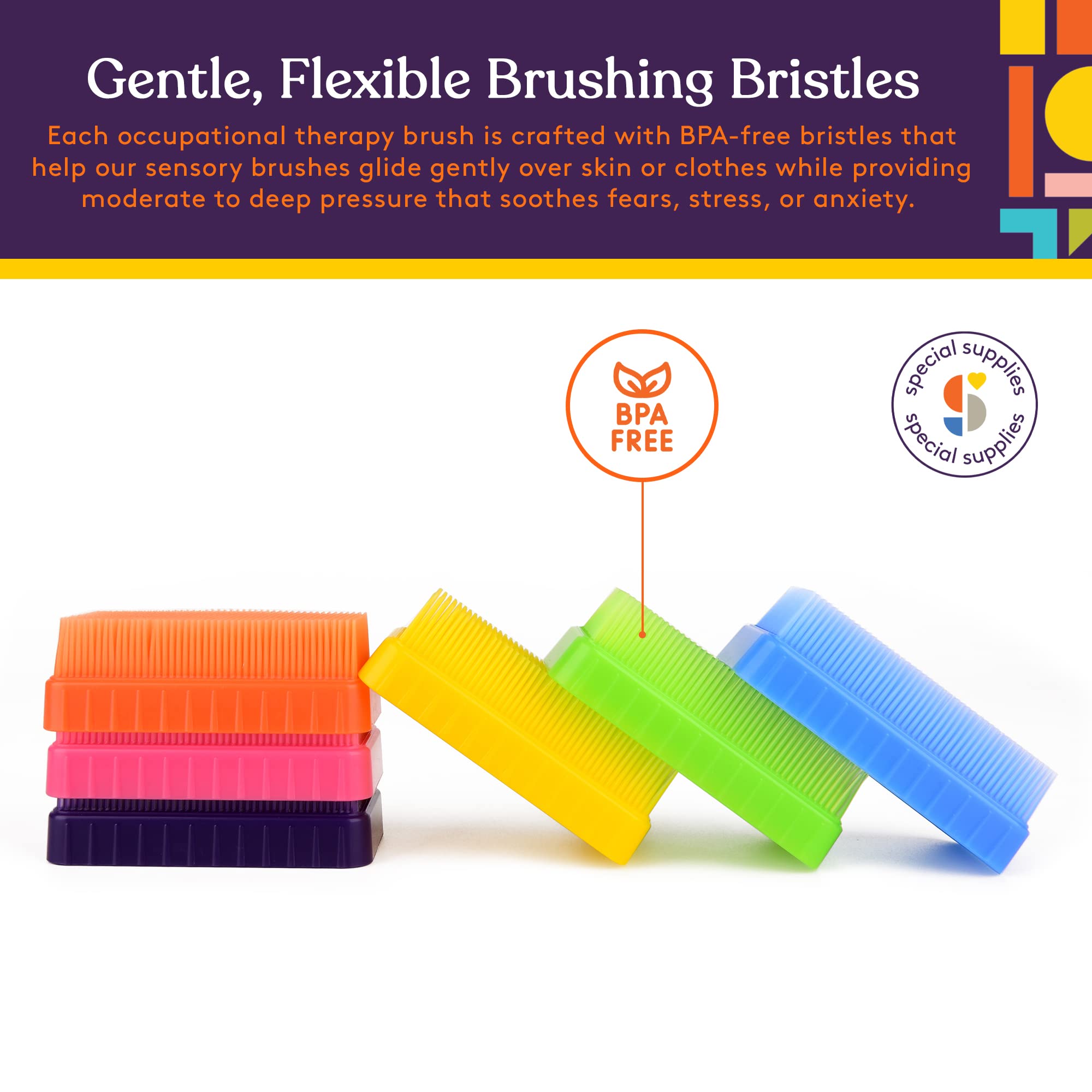 Foto 4 pulgar | Suministros Especiales Para Cepillos De Terapia De Presión Therapressure, Paquete De 6 - Venta Internacional.