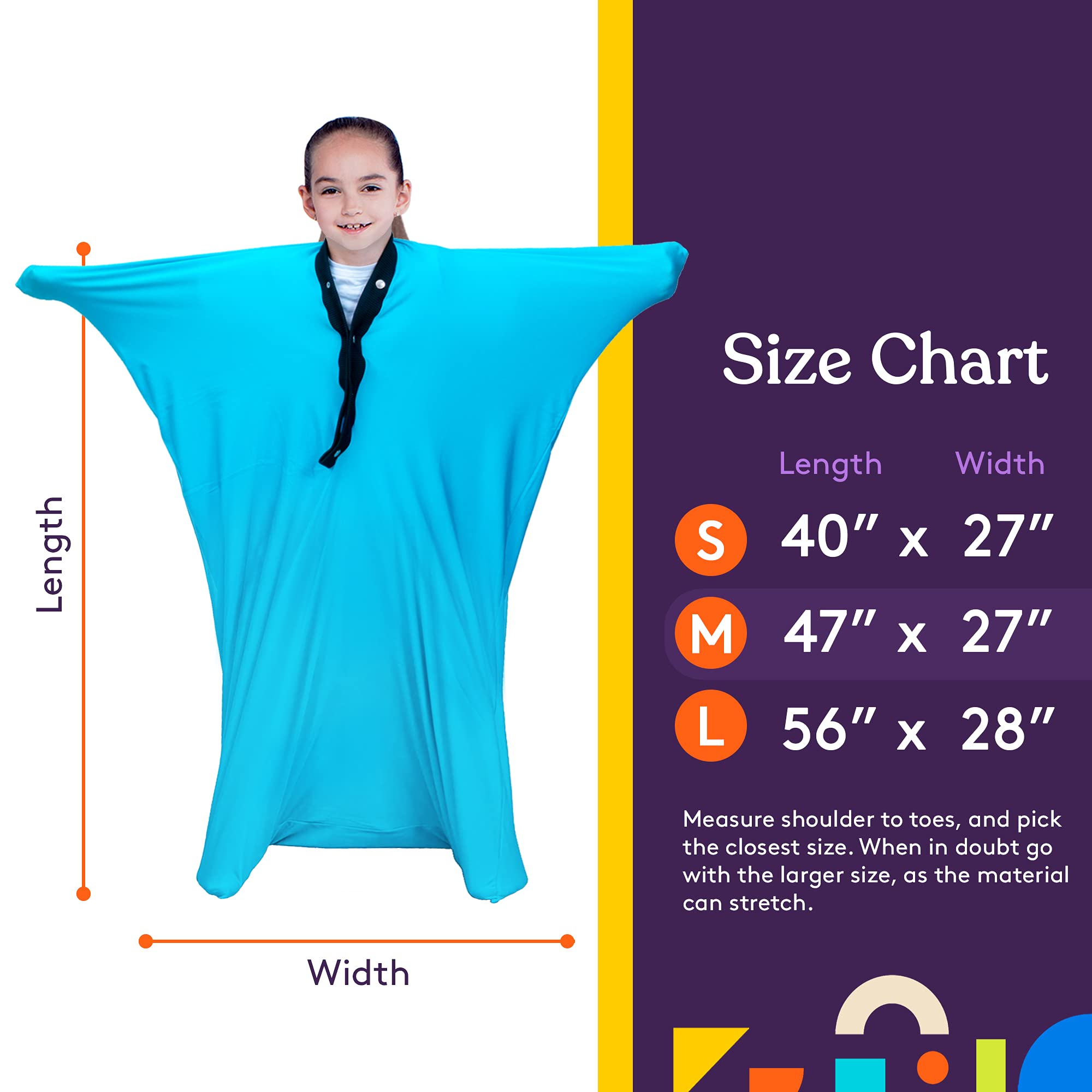 Foto 2 | Sensory Body Sock Special Supplies, Envoltorio Para Todo El Cuerpo Para Niños - Venta Internacional.