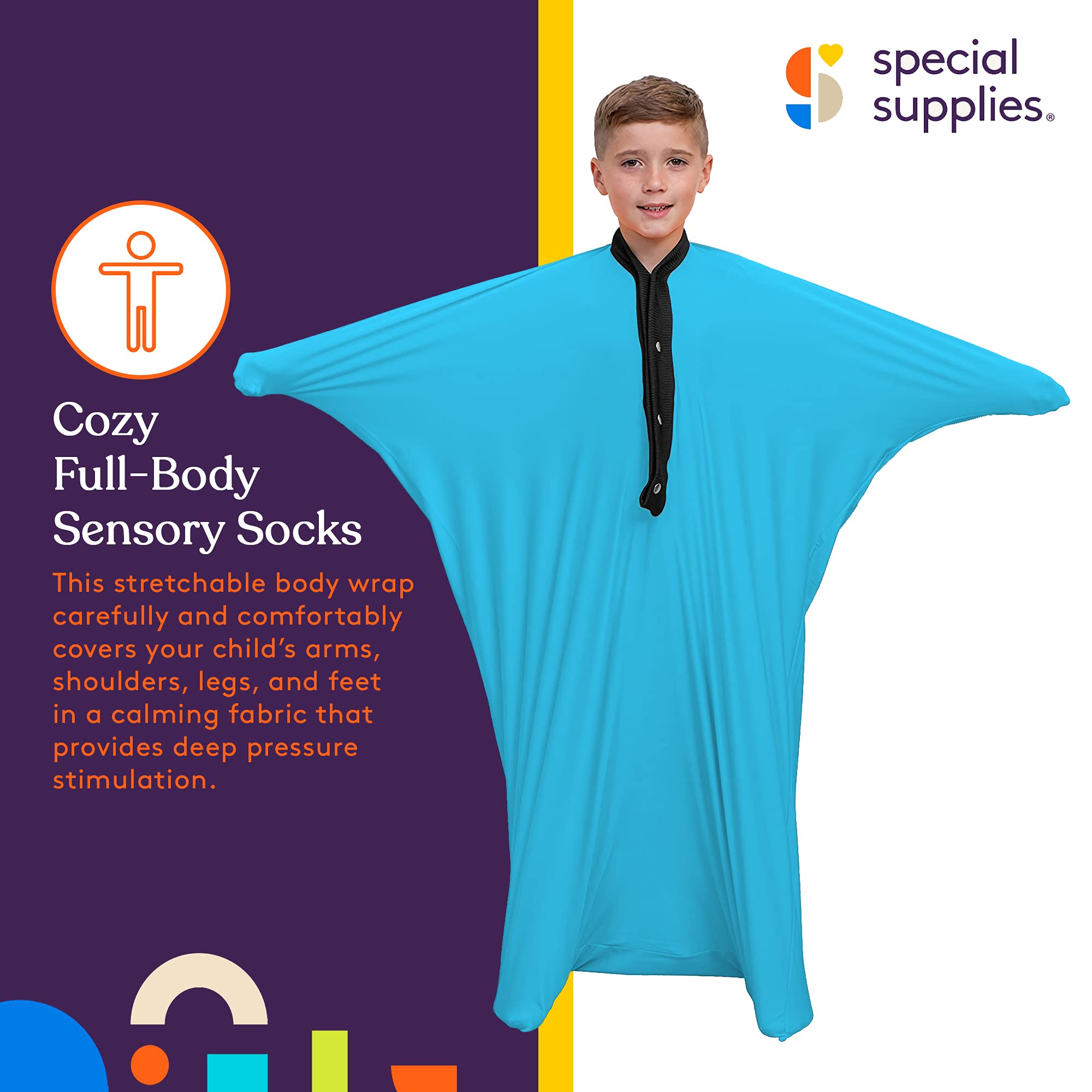 Foto 6 pulgar | Sensory Body Sock Special Supplies, Envoltorio Para Todo El Cuerpo Para Niños - Venta Internacional.