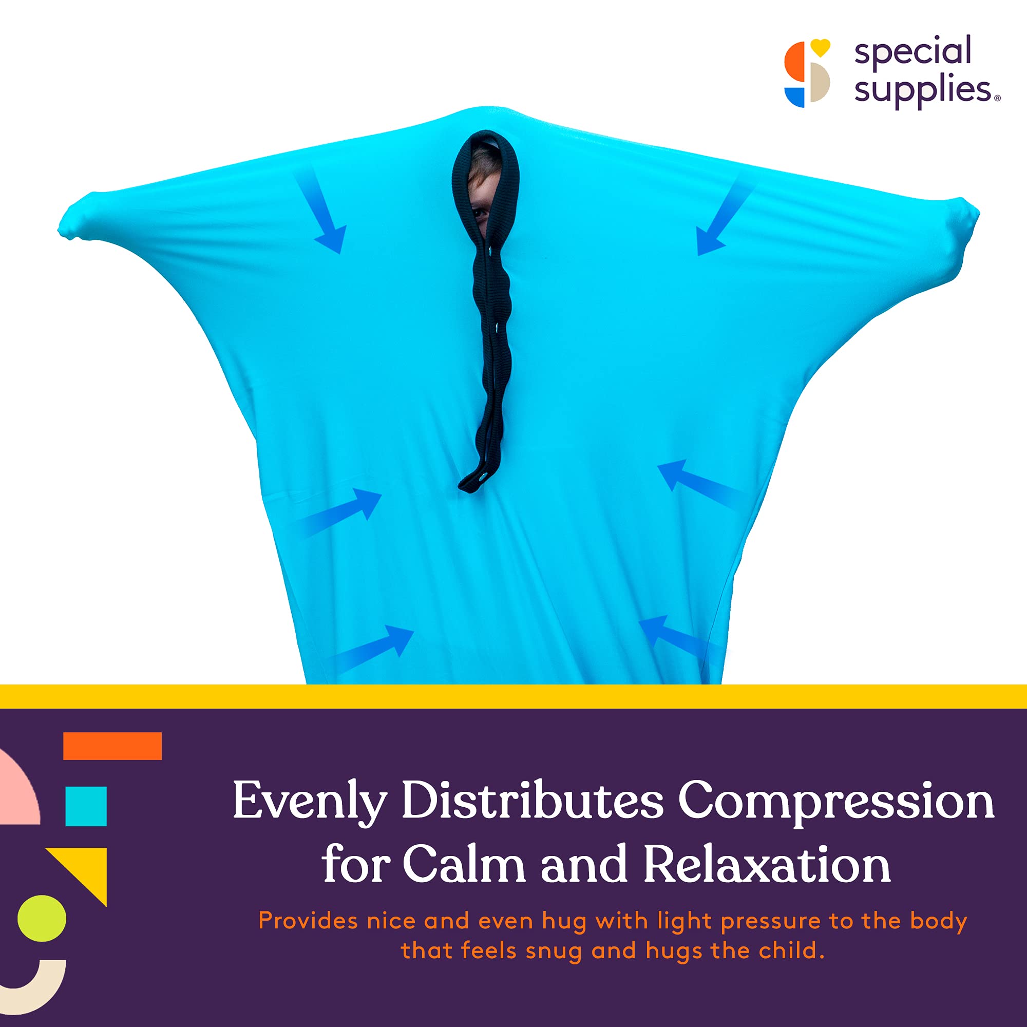 Foto 7 pulgar | Sensory Body Sock Special Supplies, Envoltorio Para Todo El Cuerpo Para Niños - Venta Internacional.