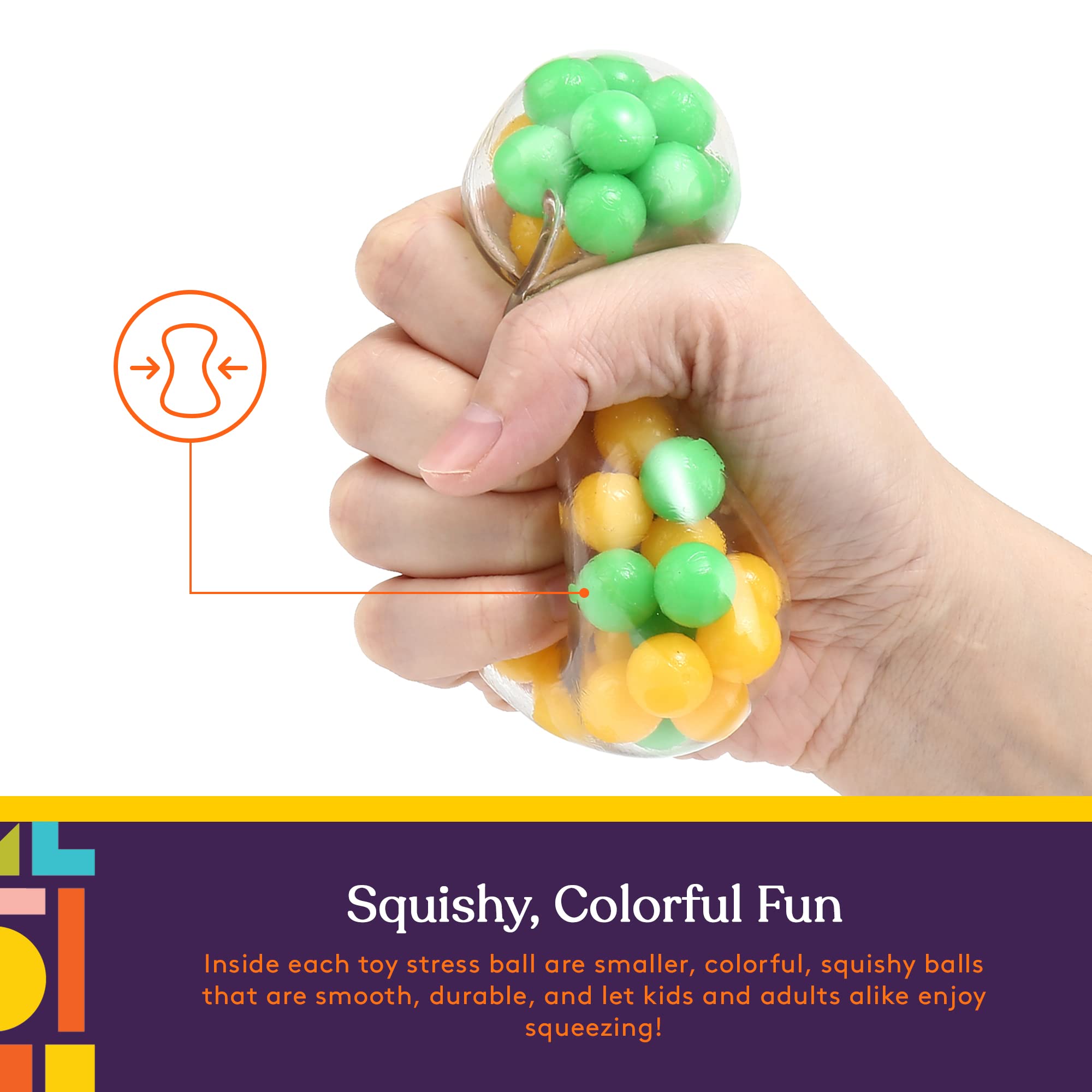 Foto 4 pulgar | Squishy Stress Balls, Suministros Especiales Para Aliviar La Tensión, Paquete De 6 - Venta Internacional.