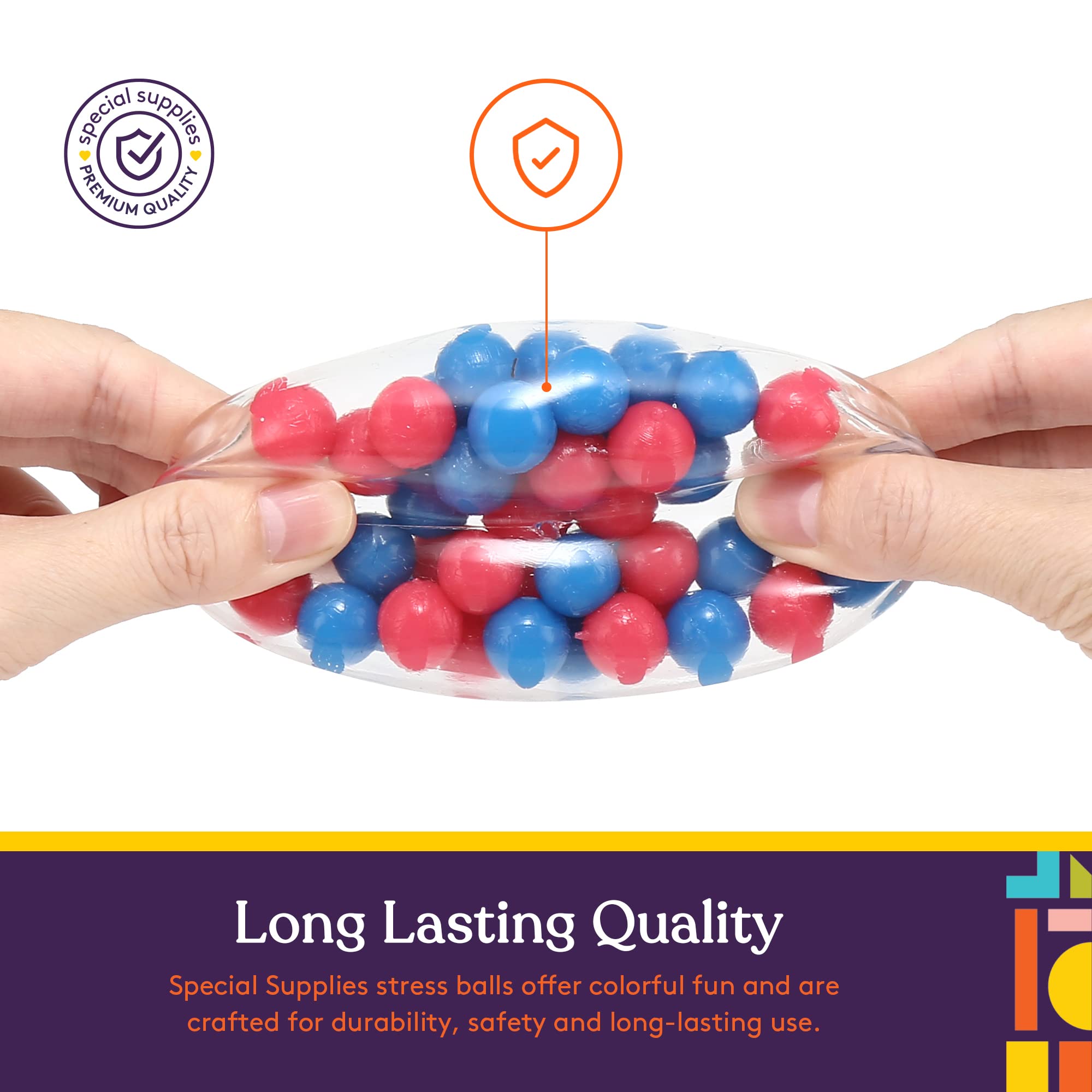 Foto 4 | Squishy Stress Balls, Suministros Especiales Para Aliviar La Tensión, Paquete De 6 - Venta Internacional.