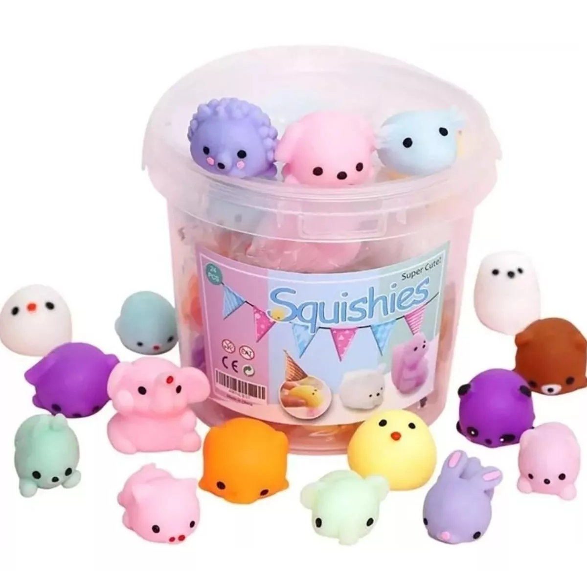 Foto 2 pulgar | 40 Escuichi Squishy Barato Kawaii Antiestres Mochi Juguete
