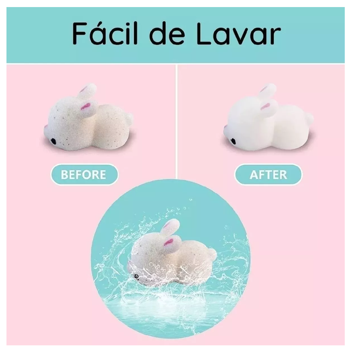 Foto 4 pulgar | 40 Escuichi Squishy Barato Kawaii Antiestres Mochi Juguete