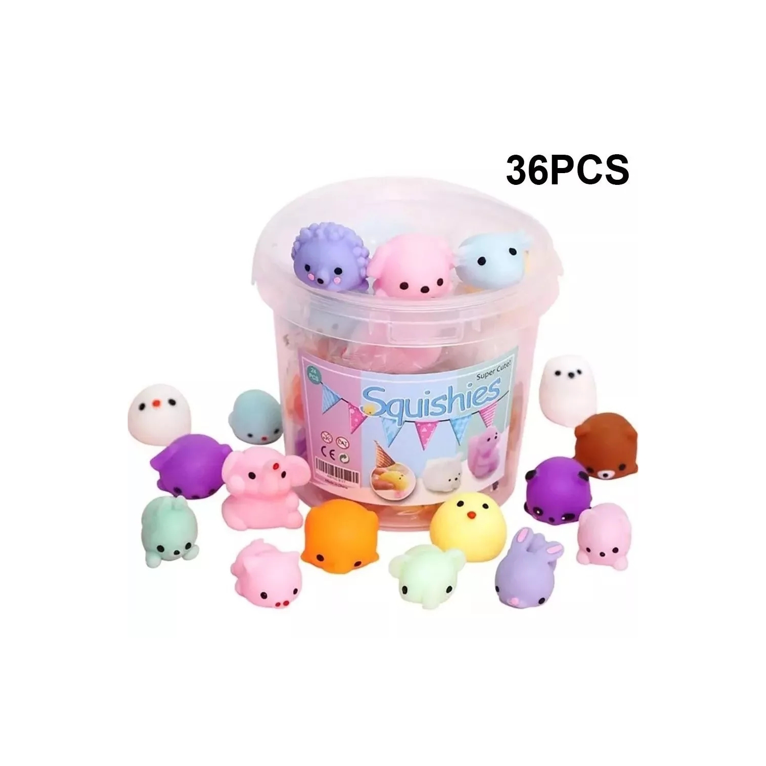 Foto 2 pulgar | Paquete De Cubos Para Juguetes Antiestrés Squishys Surtidos, 36 Unidades - Venta Internacional.