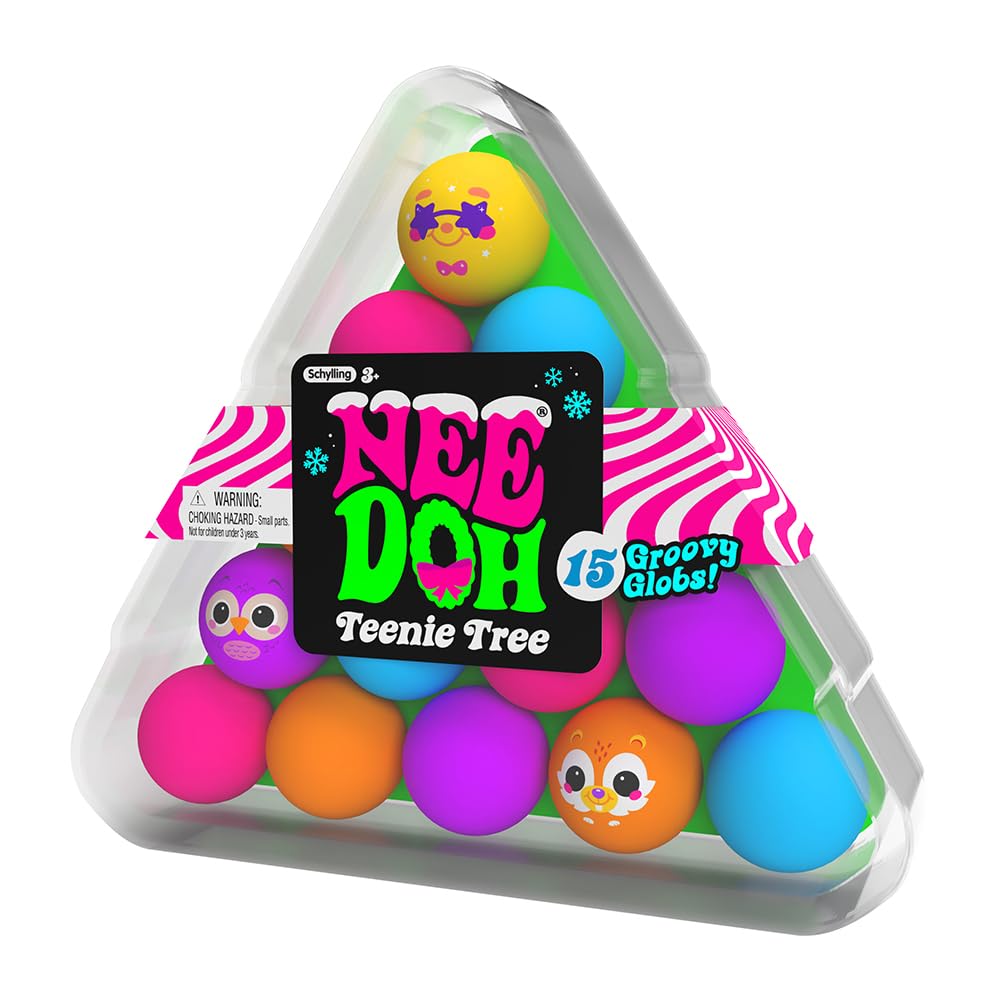 Foto 2 | Árbol Para Adolescentes Squeeze Toy Schylling Needoh Squishmas Con 15 Globos - Venta Internacional.