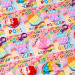 Tarjetas De Regalo Joyin Para El Día De San Valentín, 30 Paquetes Con Llaveros Pop Bubble - Venta Internacional.