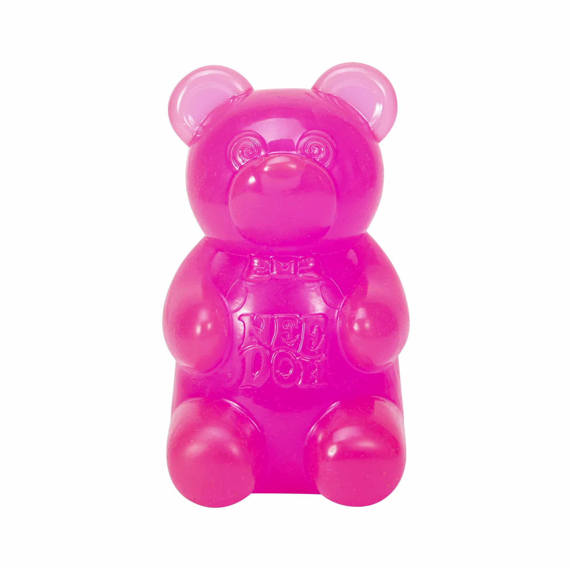 Juguete Sensory Fidget Toy Schylling Needoh, Osito De Goma Rosa, 9 Cm - Venta Internacional.